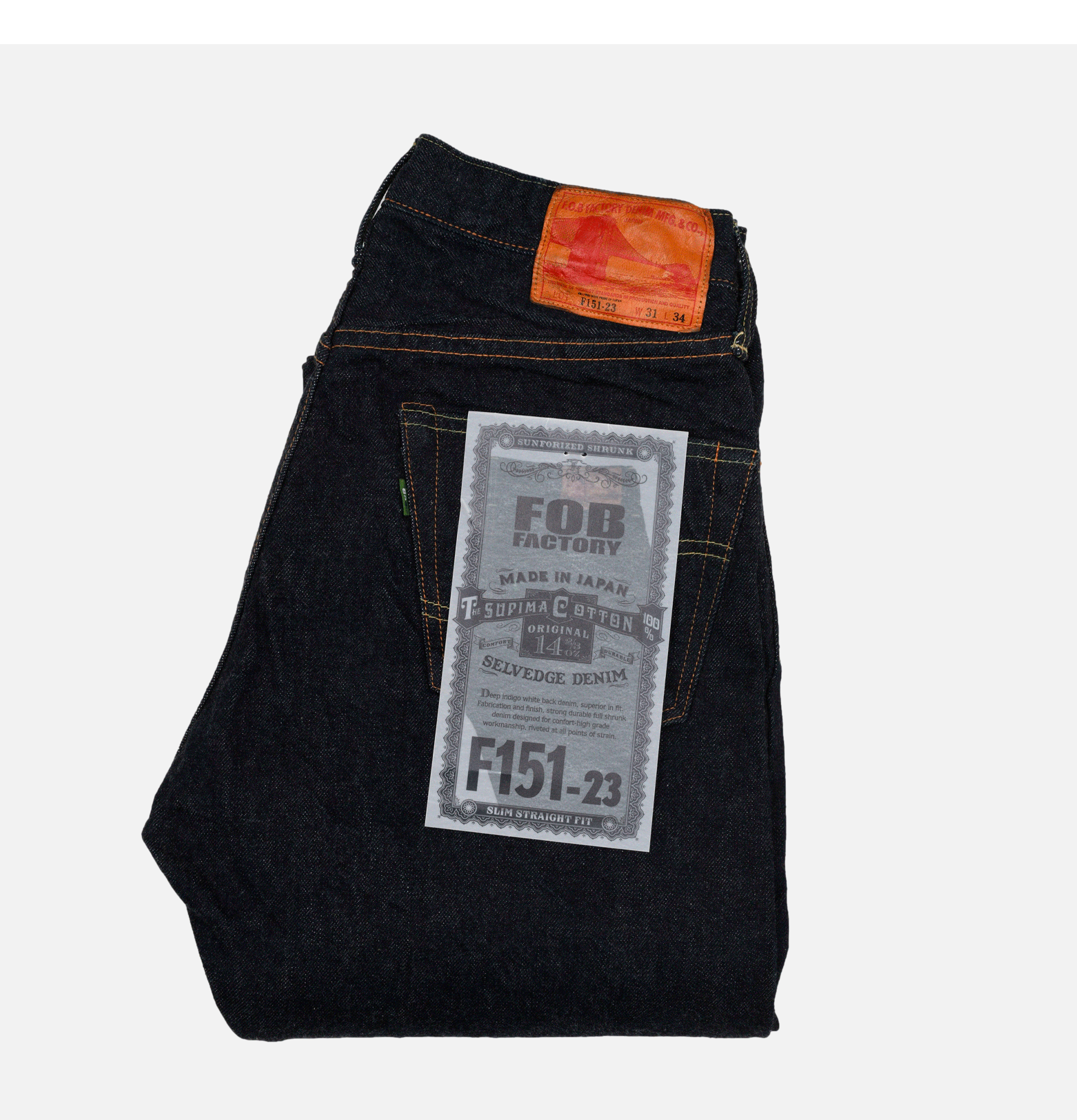 FOB Factory Jeans F151 One Wash