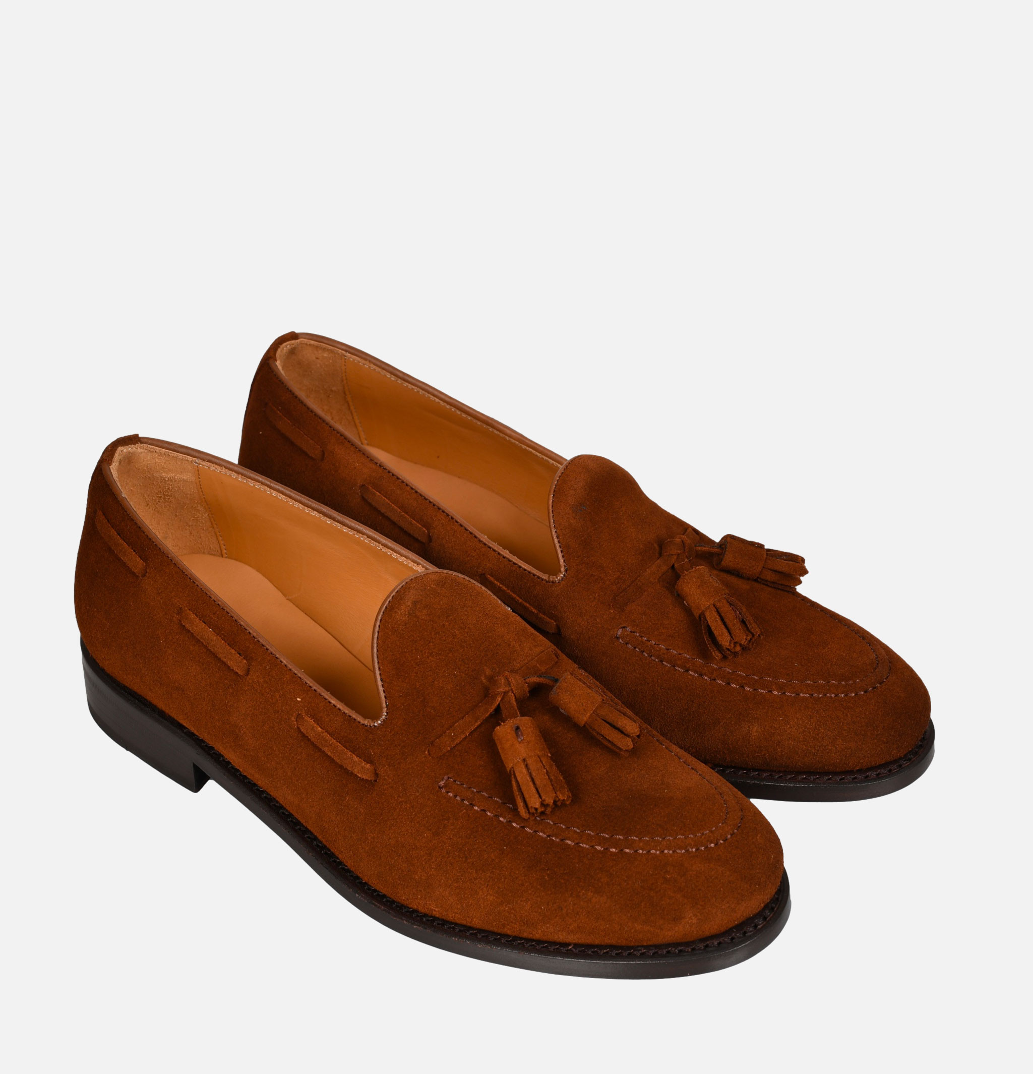 Tools & Construction Tassel Loafers Honey Suede