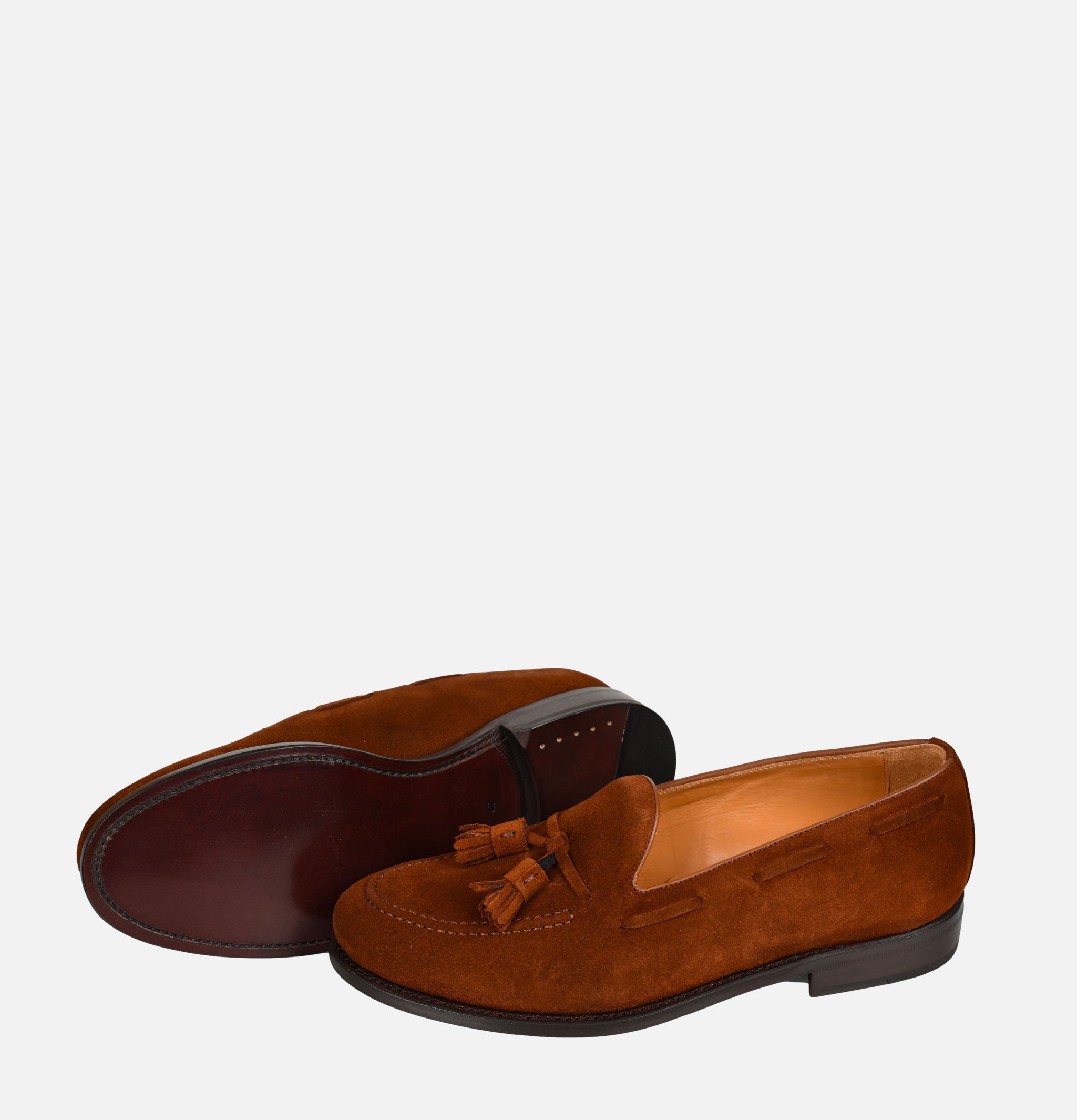 Tools & Construction Tassel Loafers Honey Suede