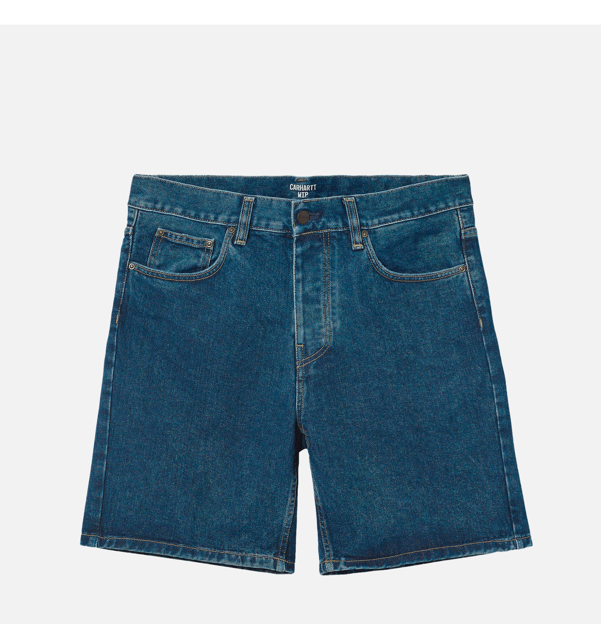 Carhartt WIP Newel Denim Short Blue Stone Washed.