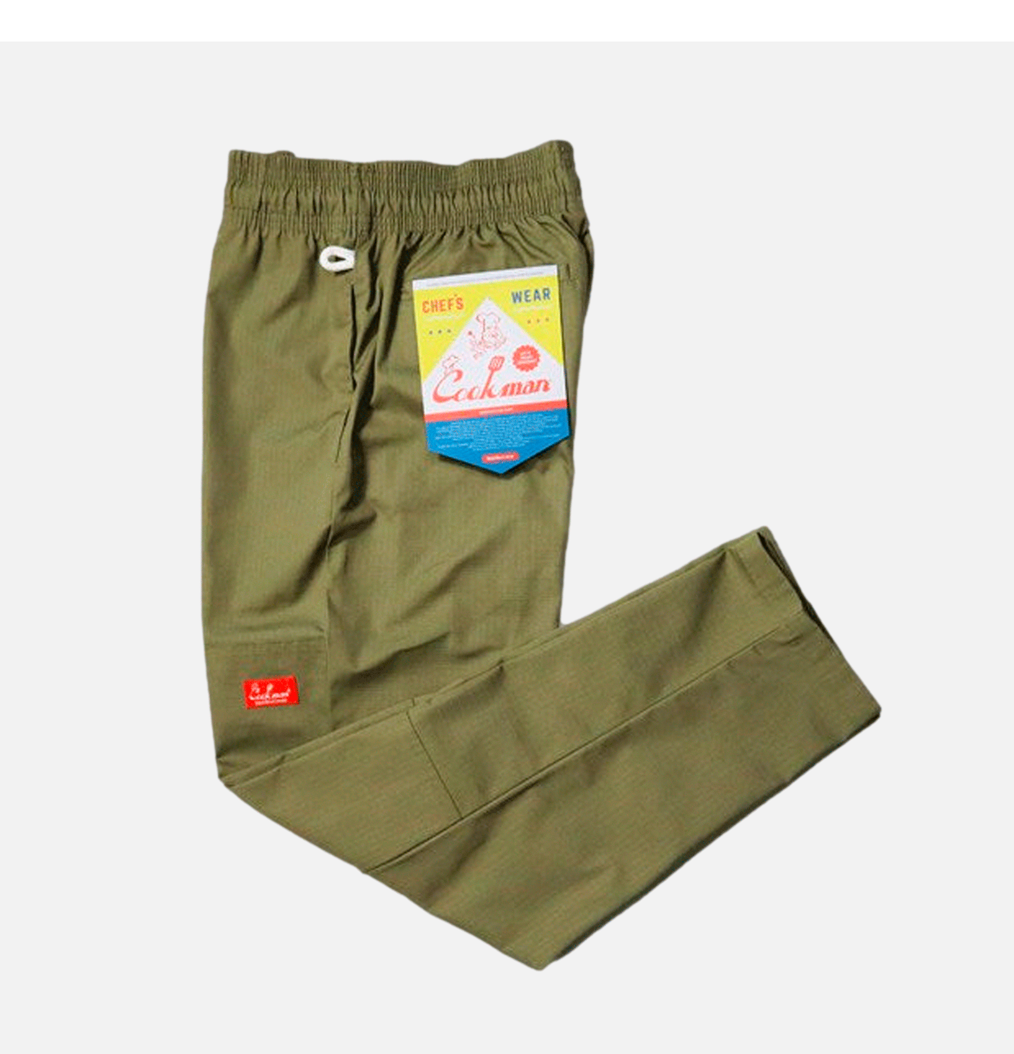 Cookman Chef Pants Double Knee Olive
