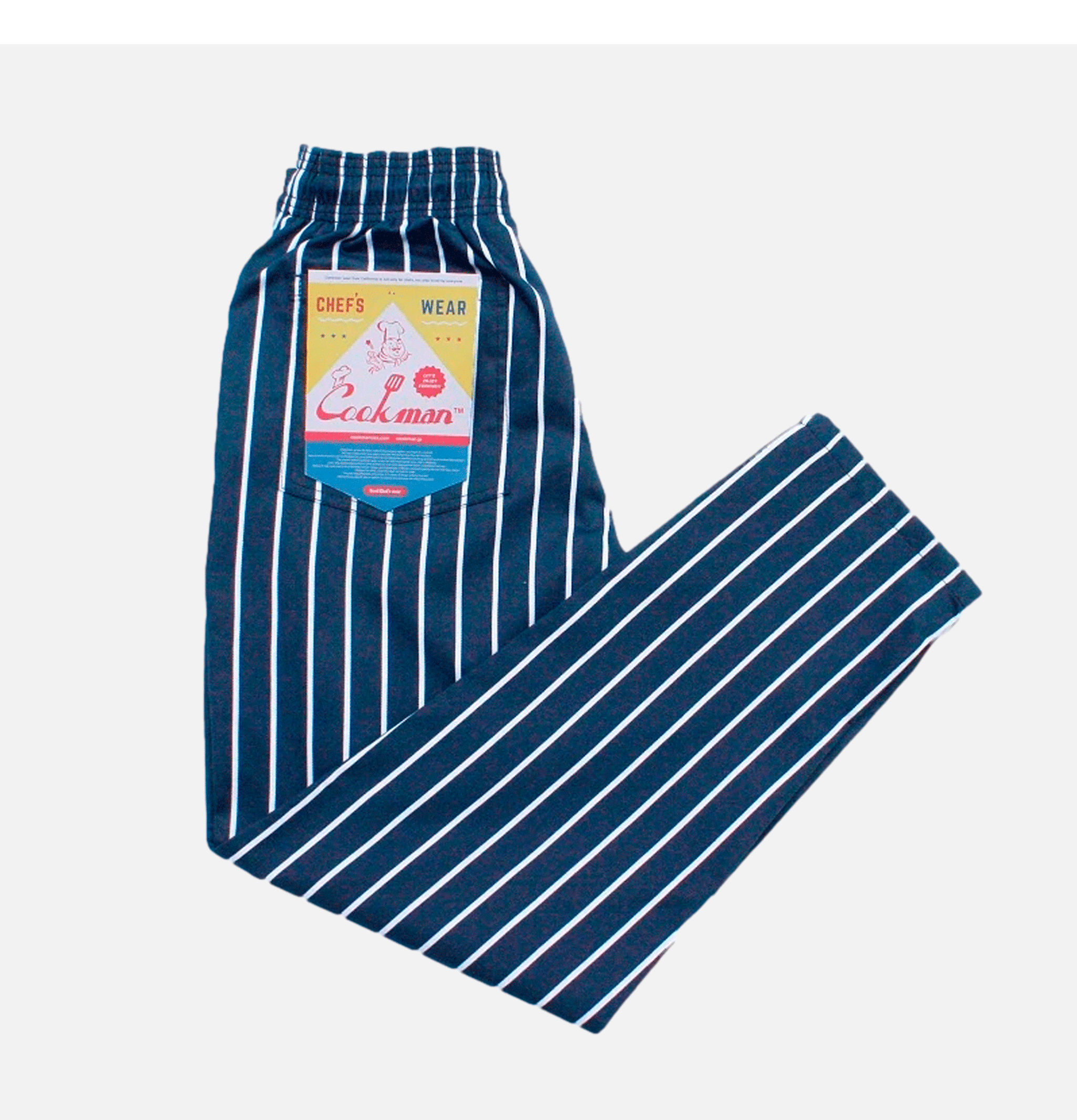 Cookman USA Chef Pants Stripe Navy.