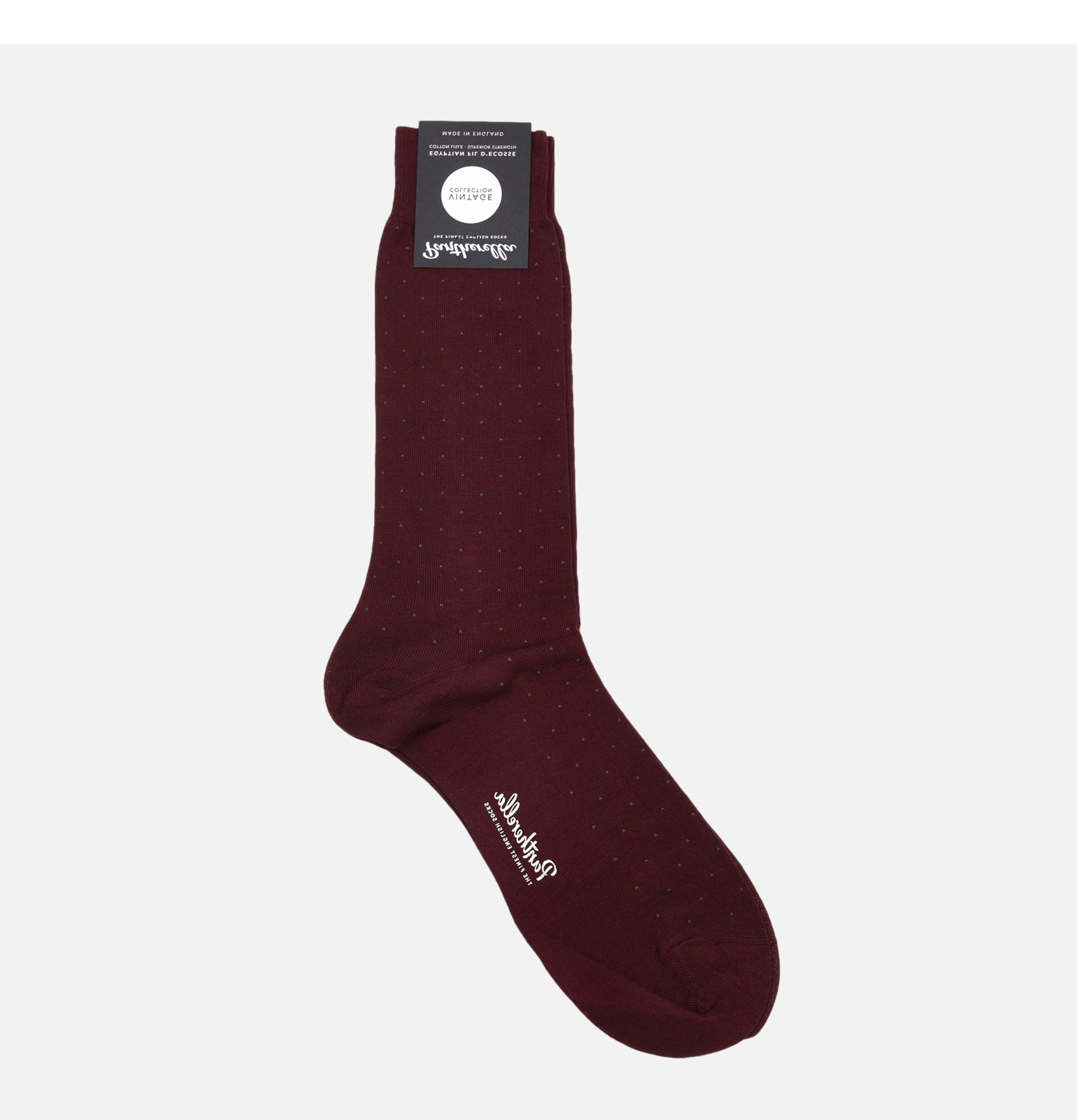 Pantherella Chaussettes Gadsbury Burgundy