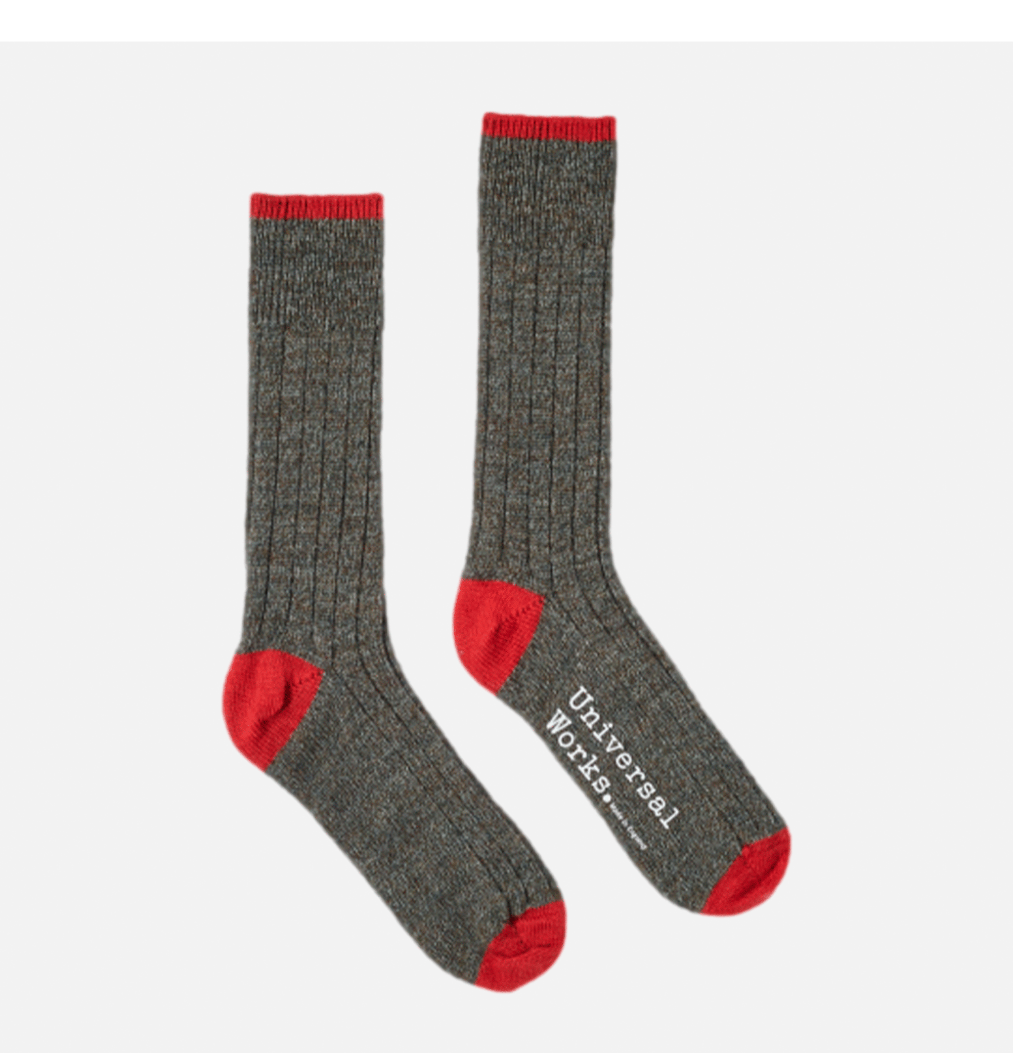 Universal Works Derby wool hiking sock