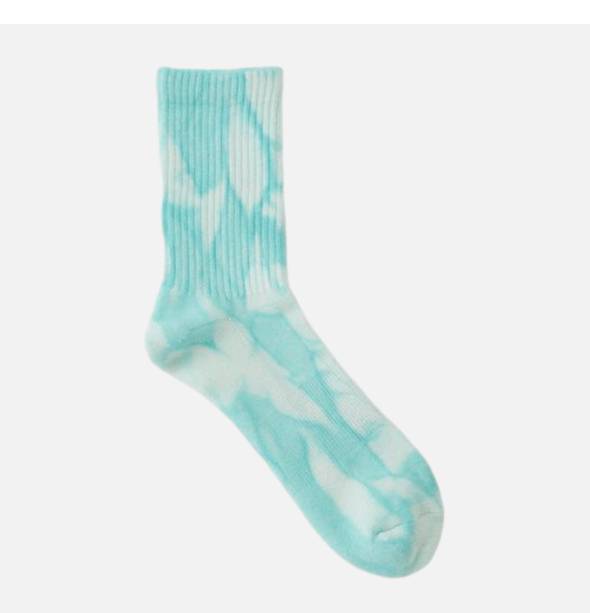 Gramicci Tie-Dye Crew Socks Light Blue
