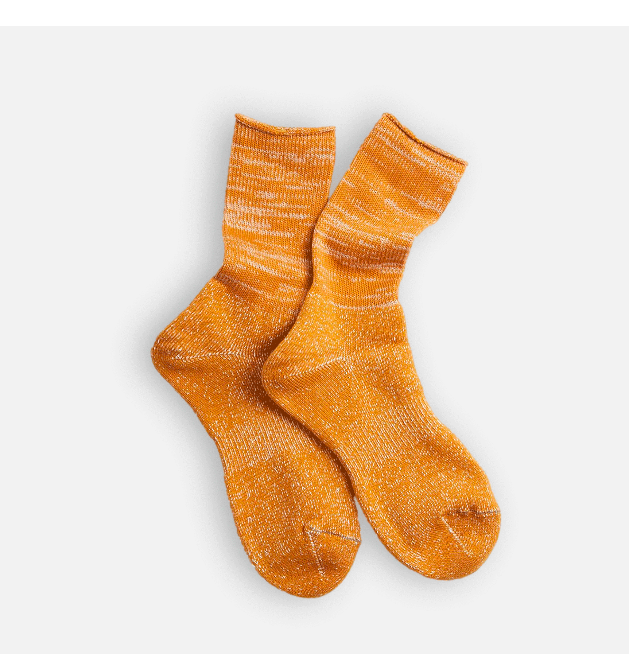 Rototo Chaussettes Japan Washi Yellow