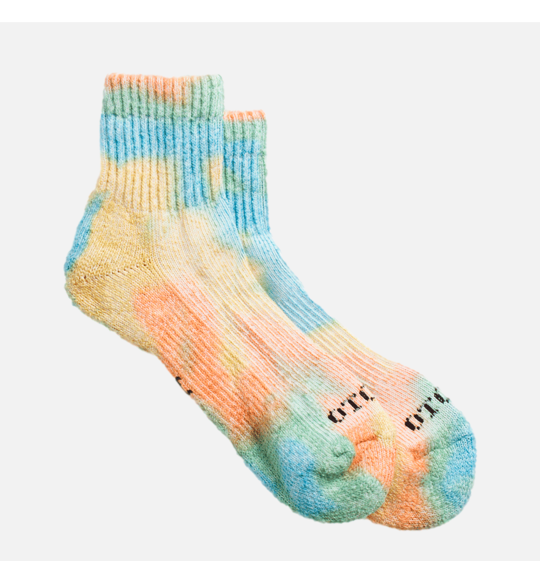 Rototo Chaussettes Short Hemp Coton Organique Bleu