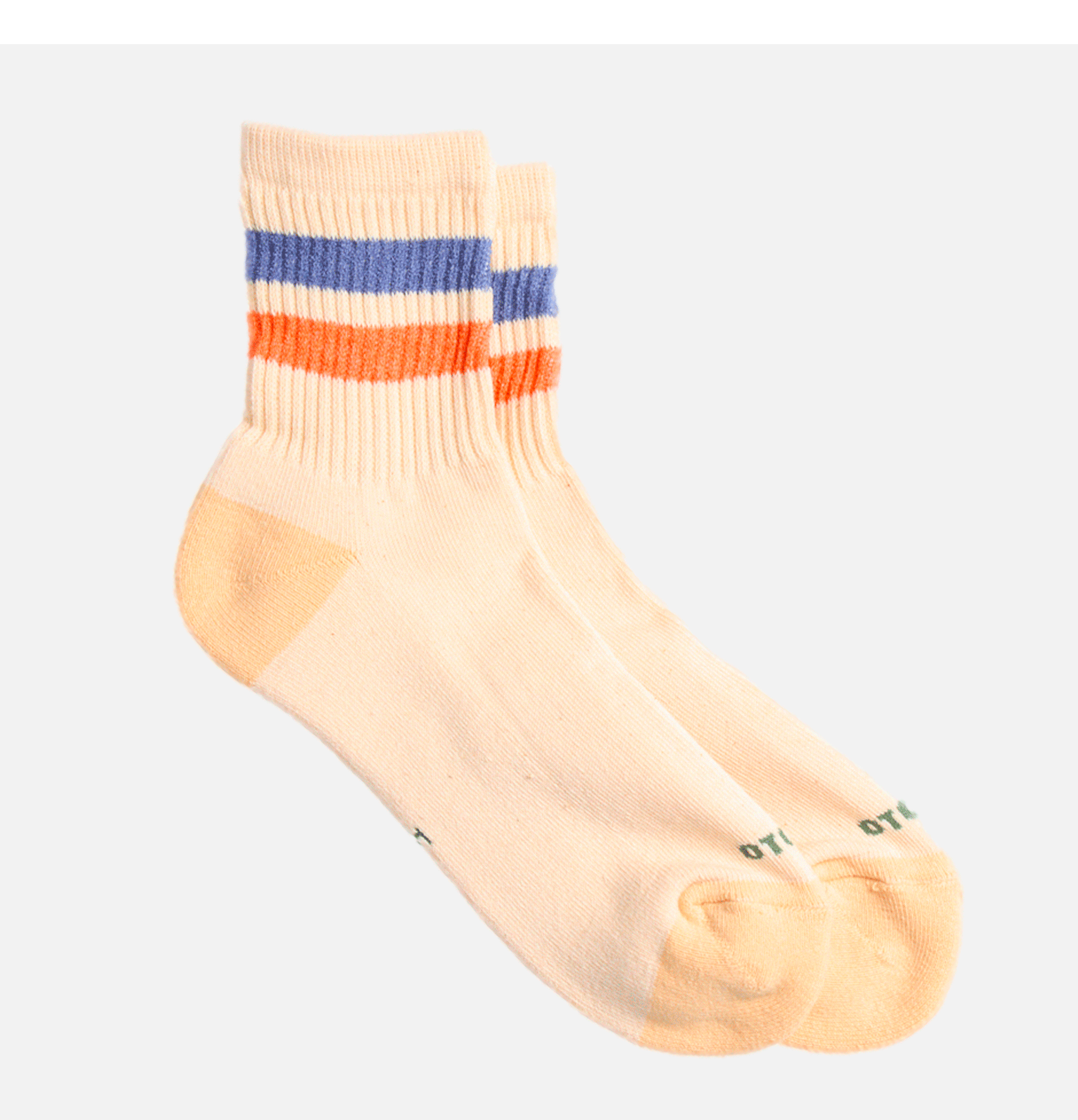 Rototo Socks Retro Athletic Blue & Orange