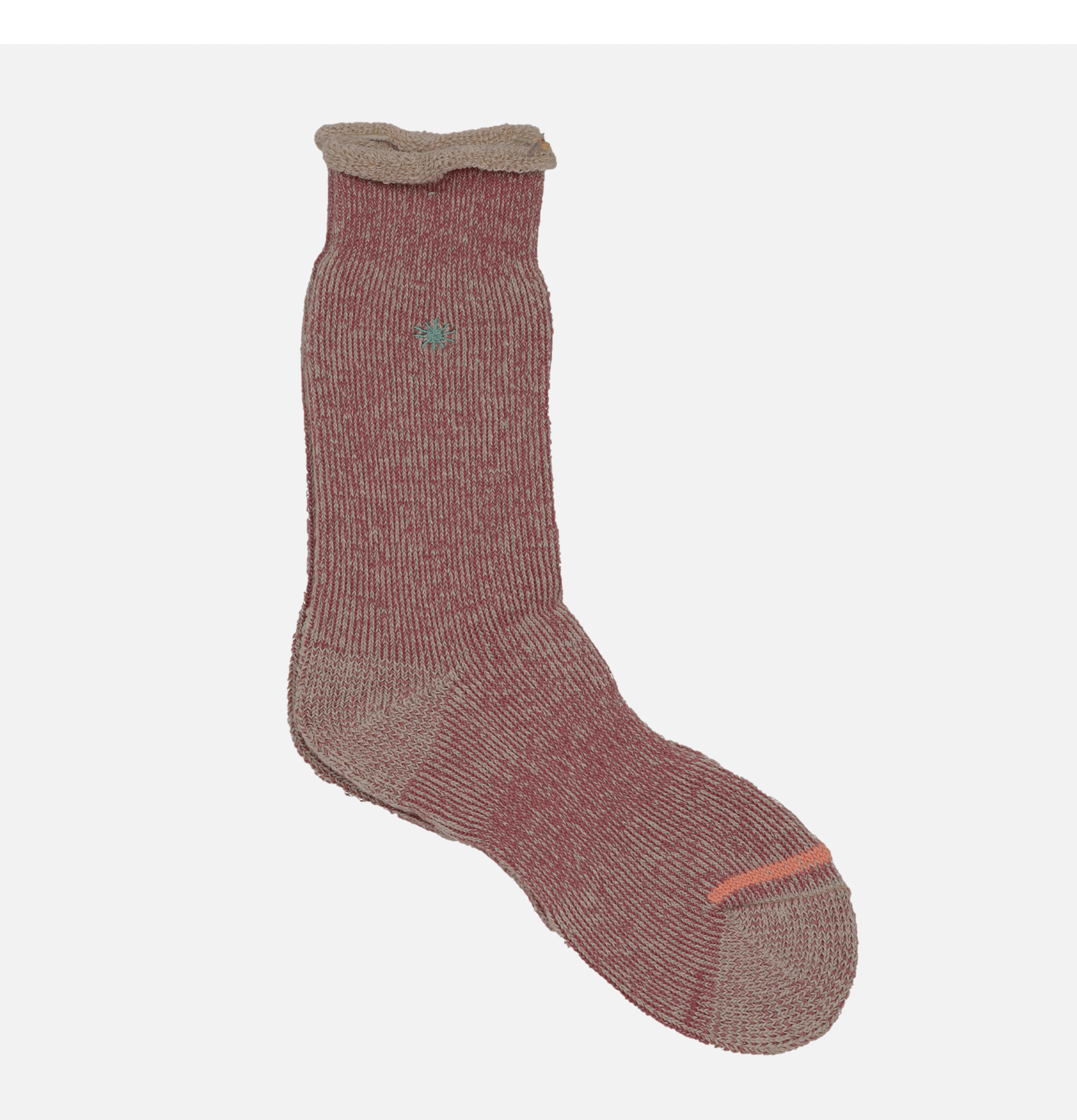 Anonymous Ism Chaussettes Thick Pile Crew Go Hemp Rose