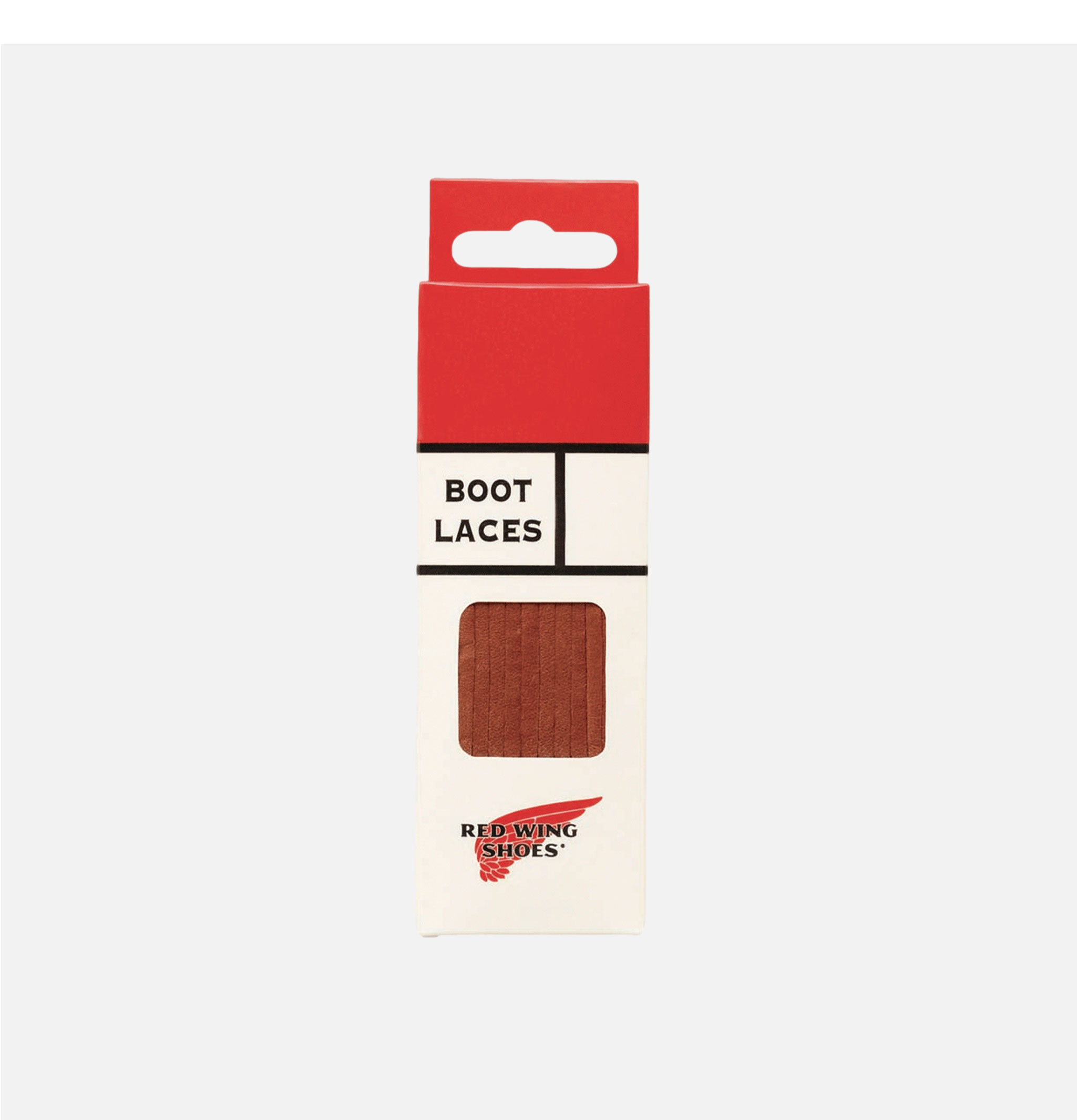 Red Wing Shoes Lacets en cuir Chestnut