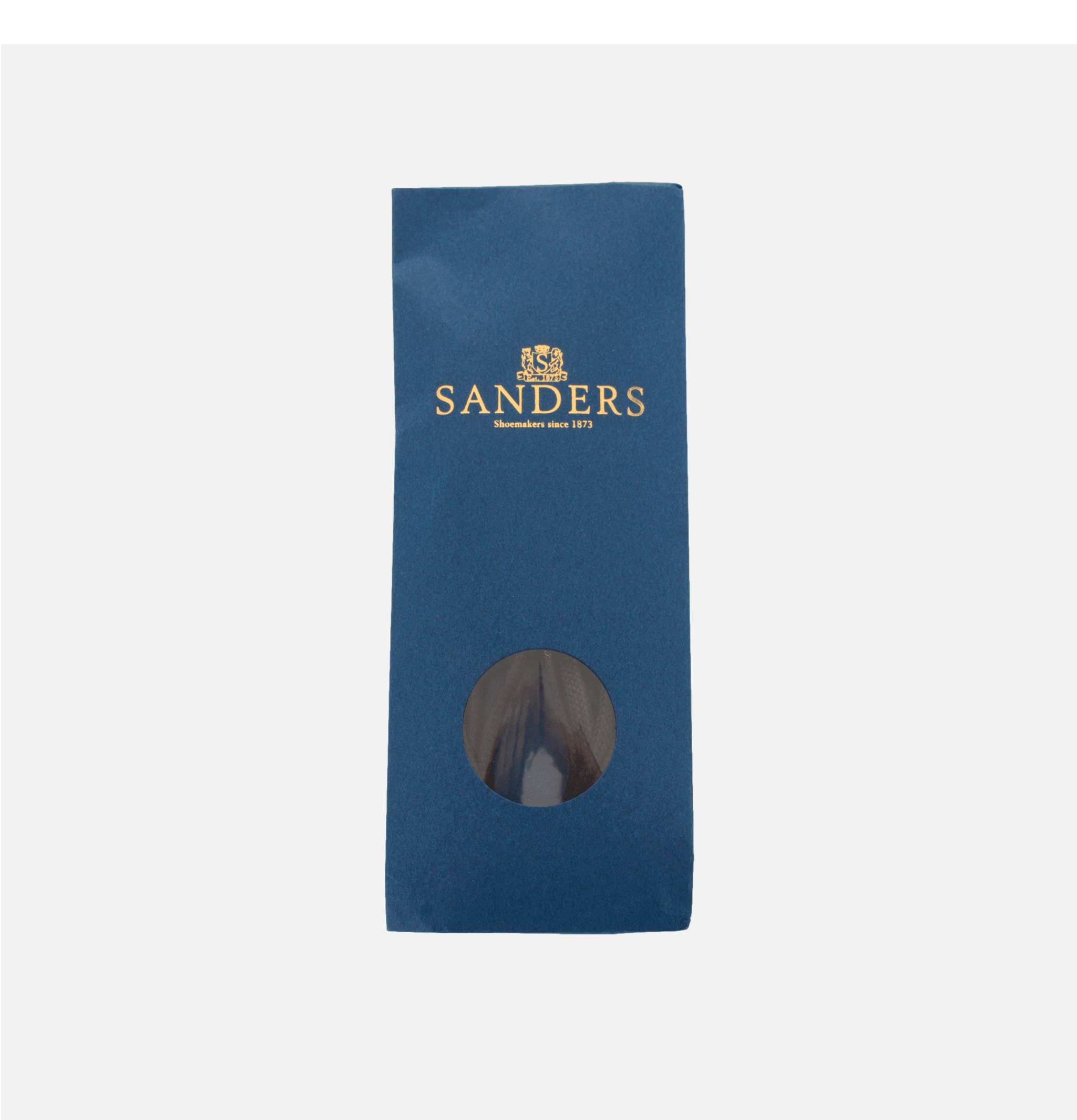 Sanders UK Flat Laces Black 80cm