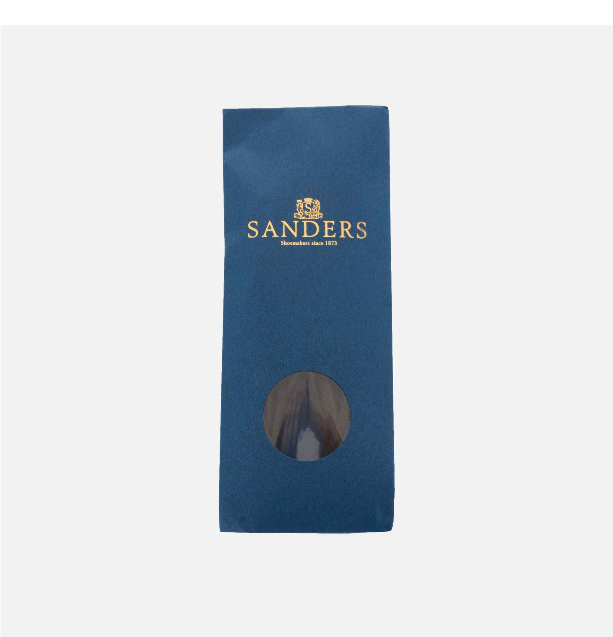 Sanders UK Flat Laces Black 100cm