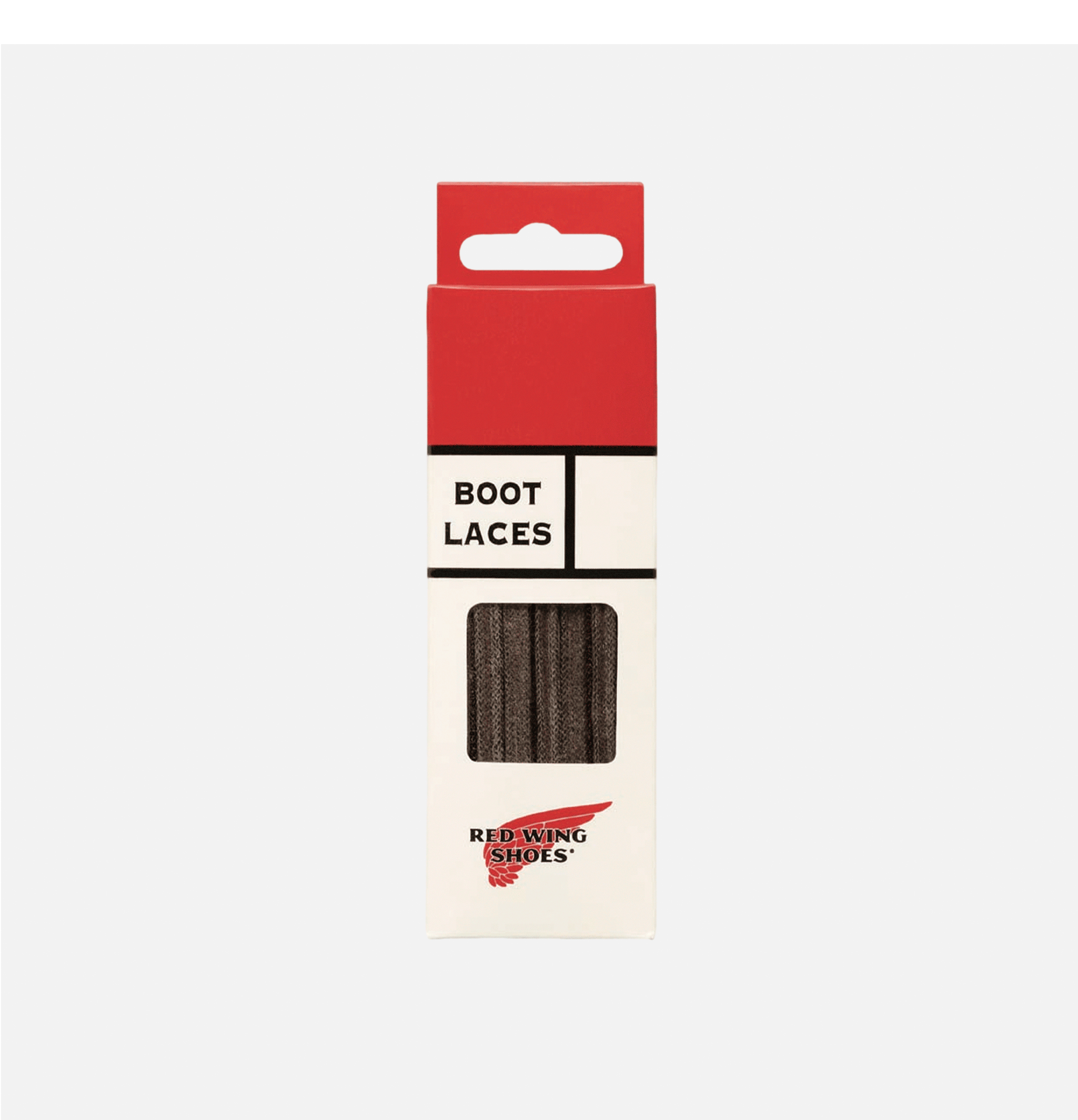 Red Wing Shoes Waxed Laces Brown.