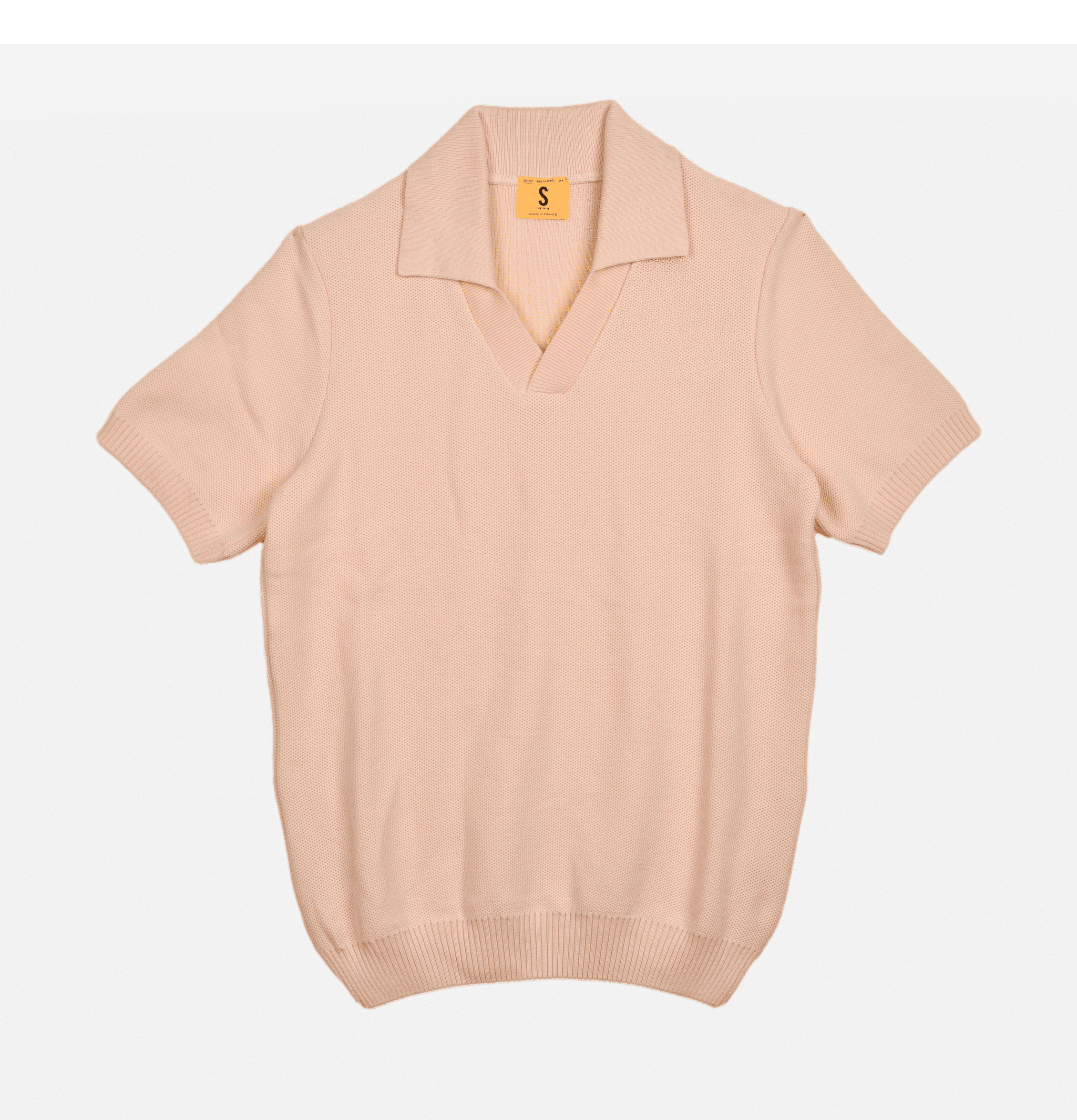 Nitto Knitwear Polo Agop Natural