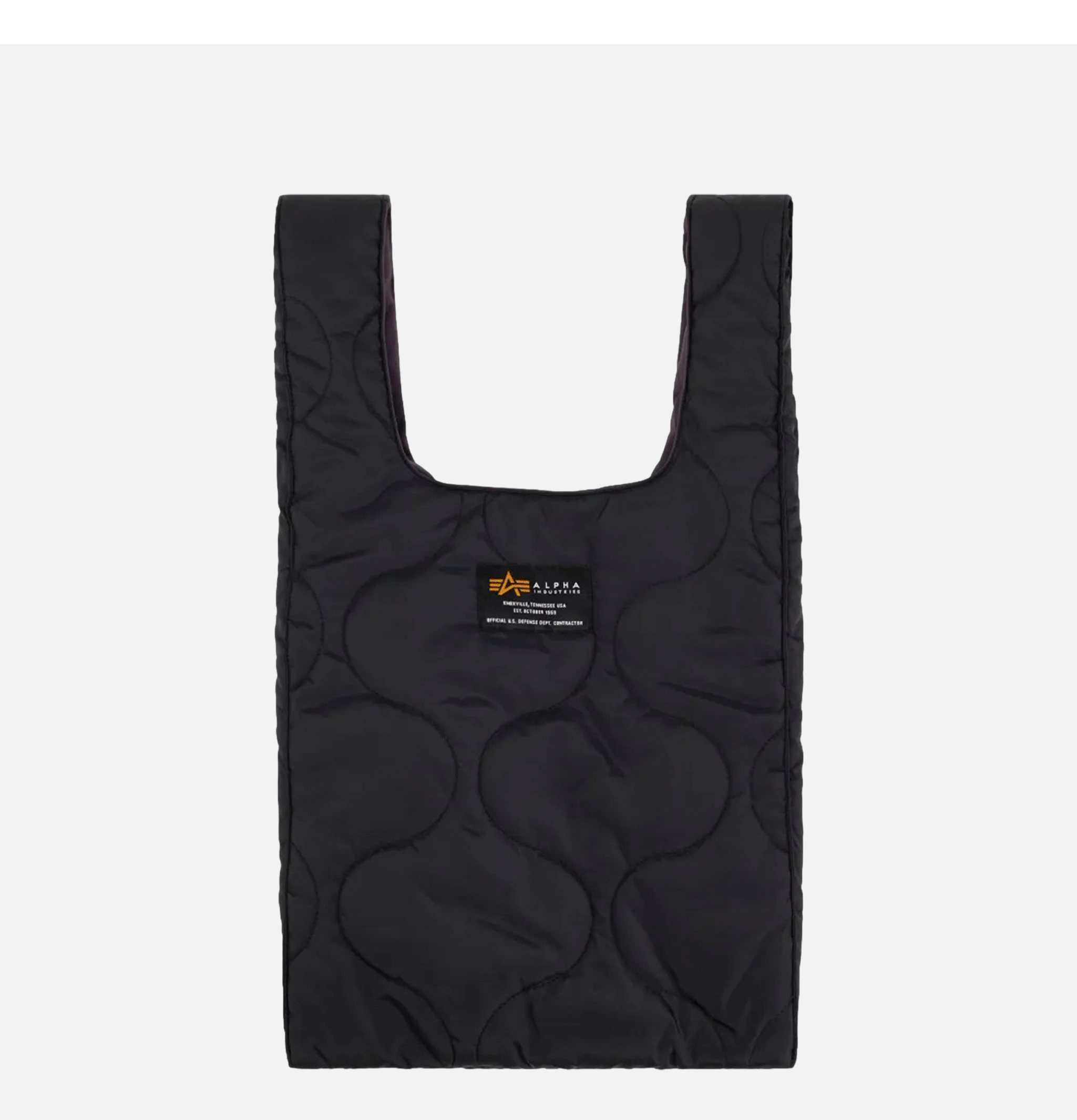 Alpha Industries Shopper Bag Réversible Noir