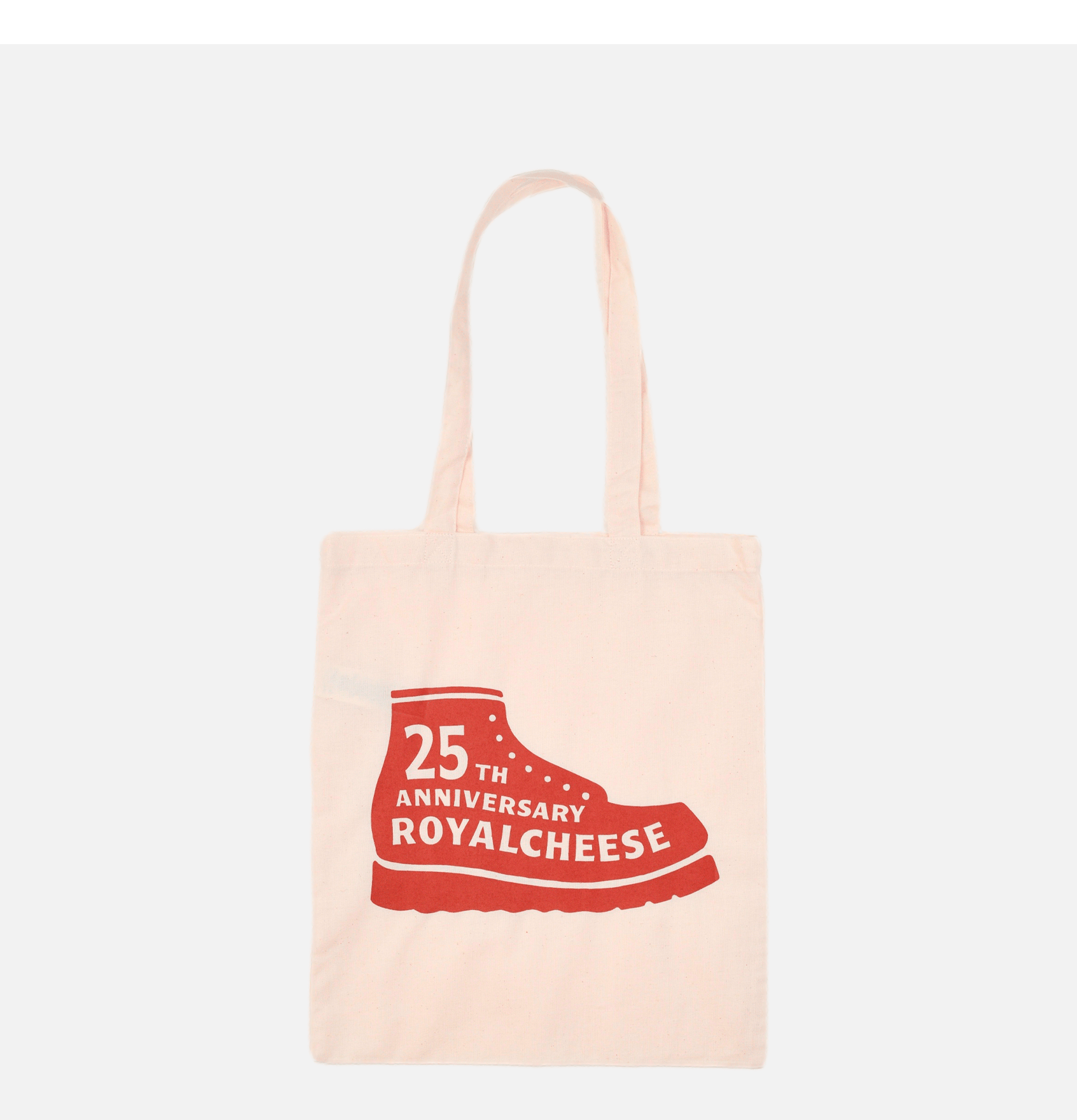 Tote Bag Boots Royalcheese 25 years Red