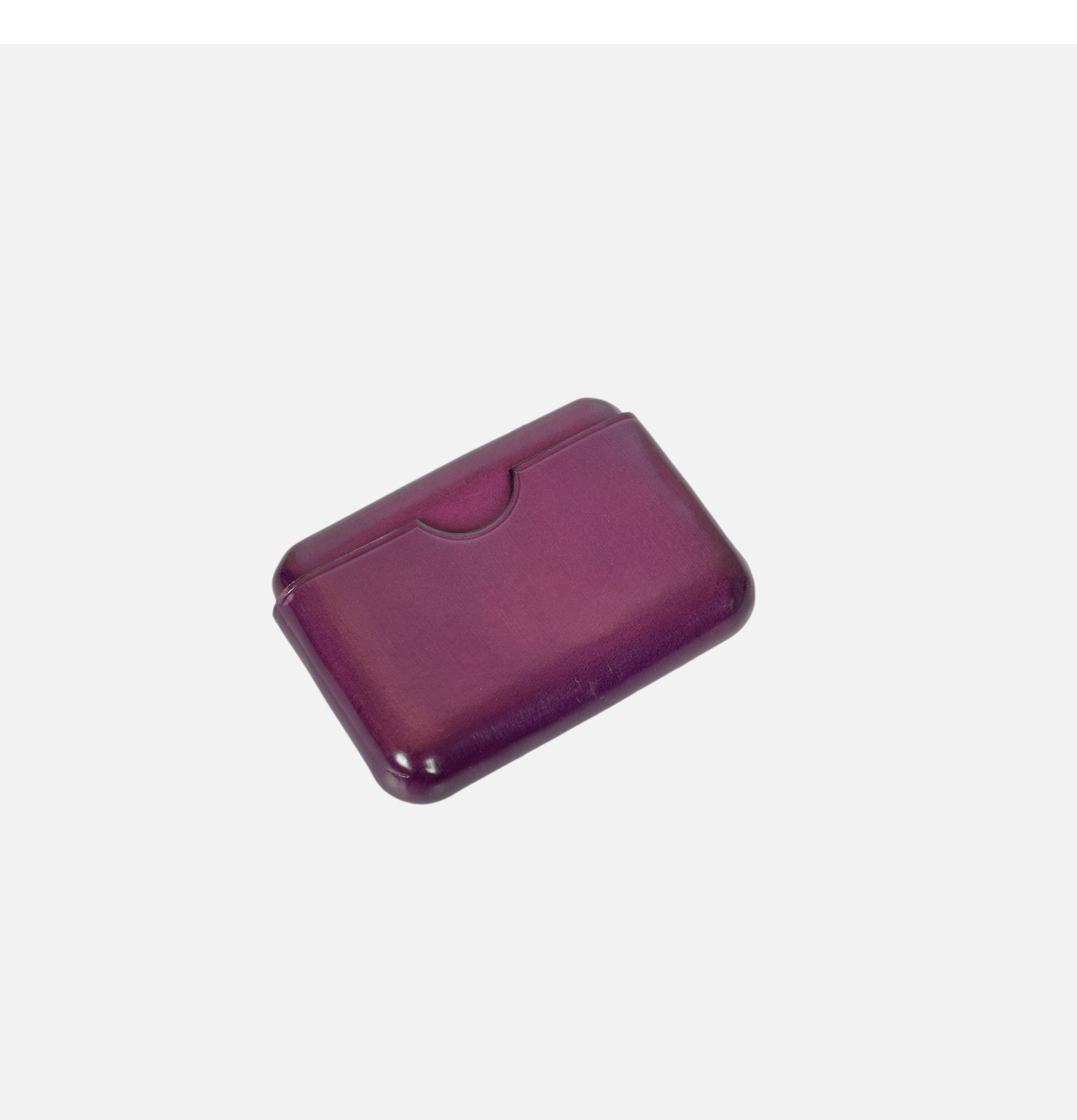 Il Bussetto Leather card holder Purple