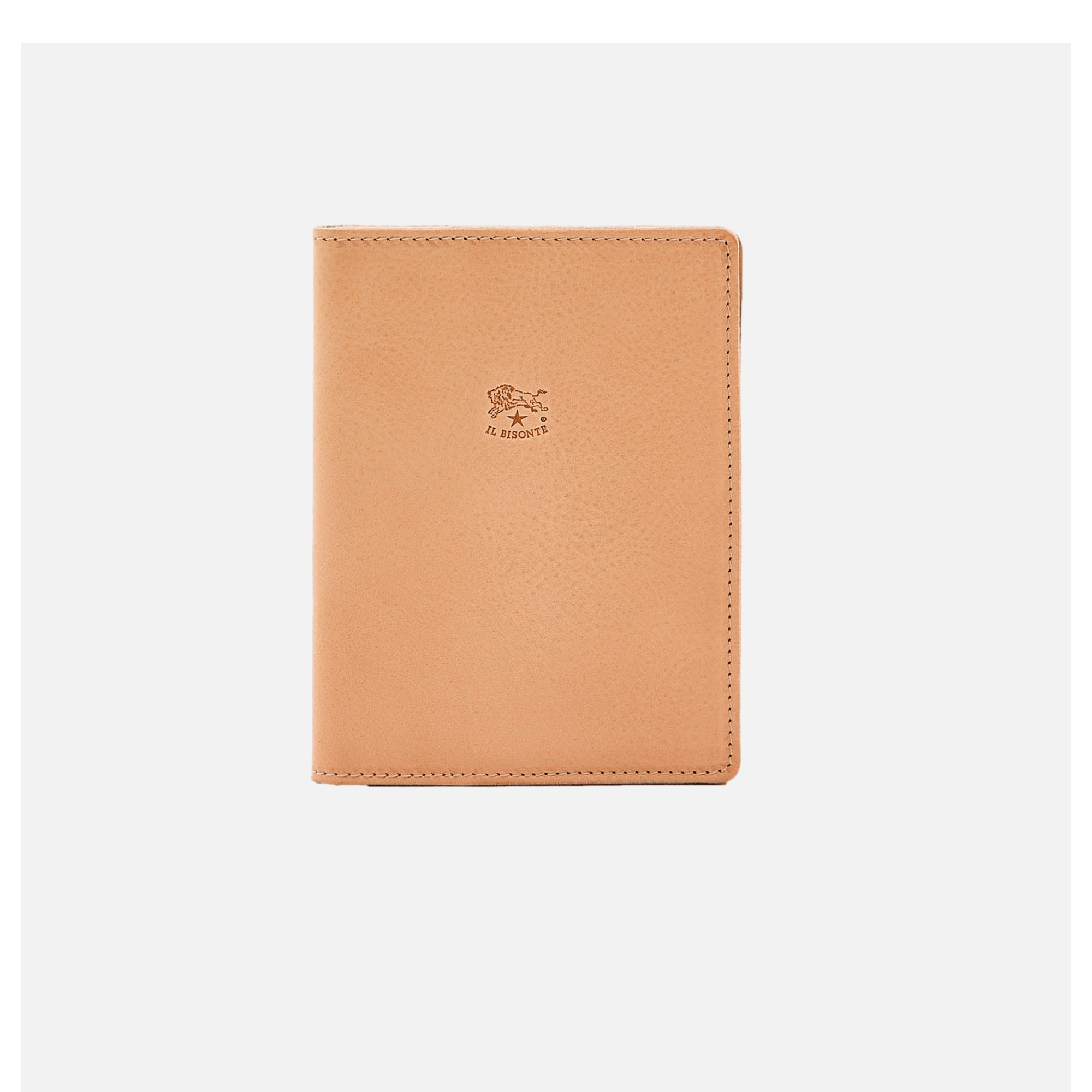 Il Bisonte | Cowhide Passport Case Natural | Shop Royalcheese