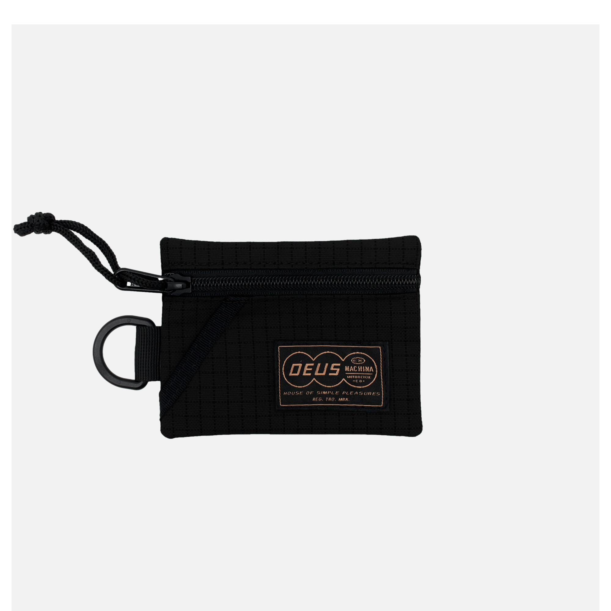 Deus | Skelter Coin Pouch Black | Royalcheese Paris