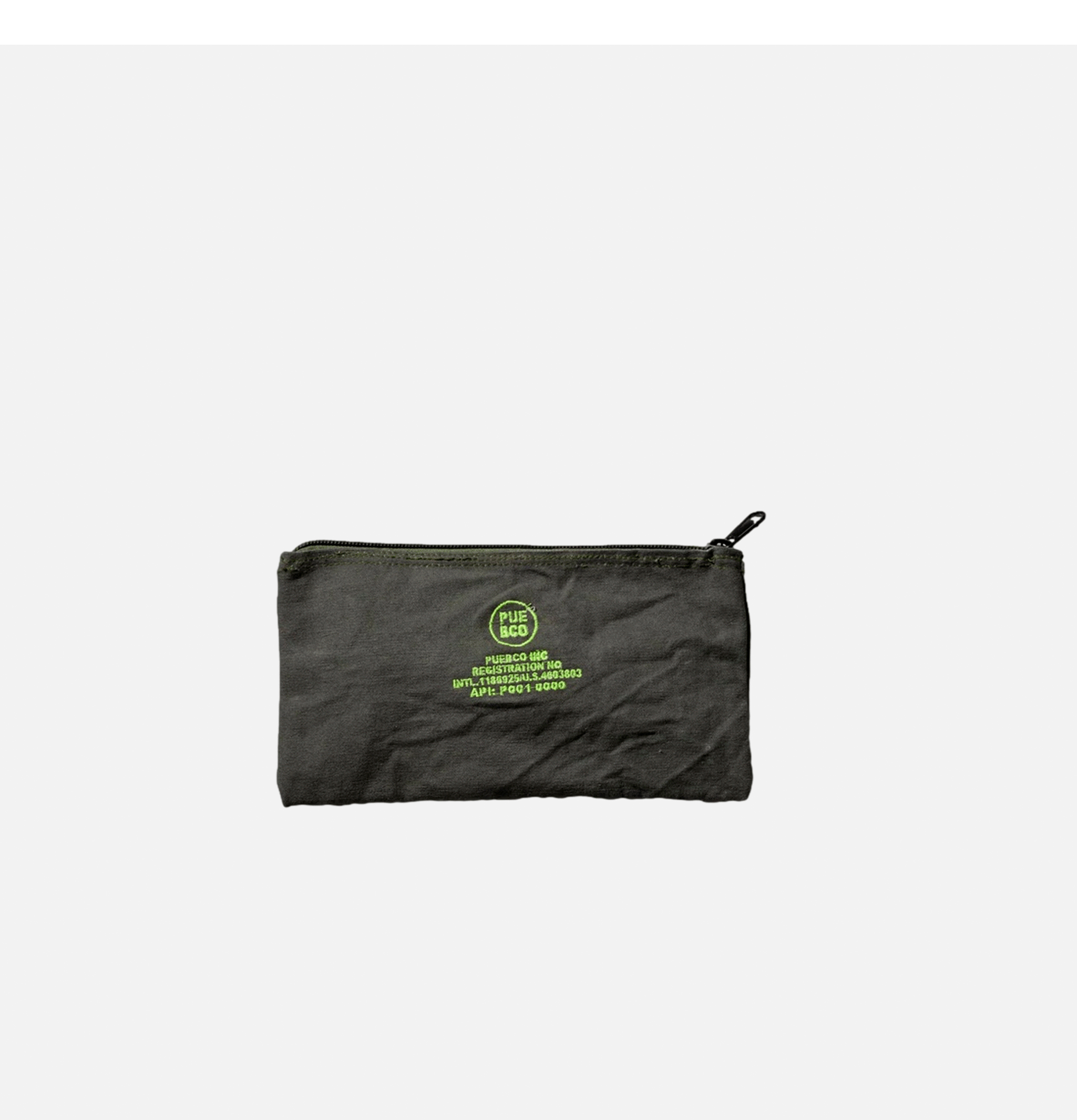 Puebco Vintage Tent Pouch Neon Green