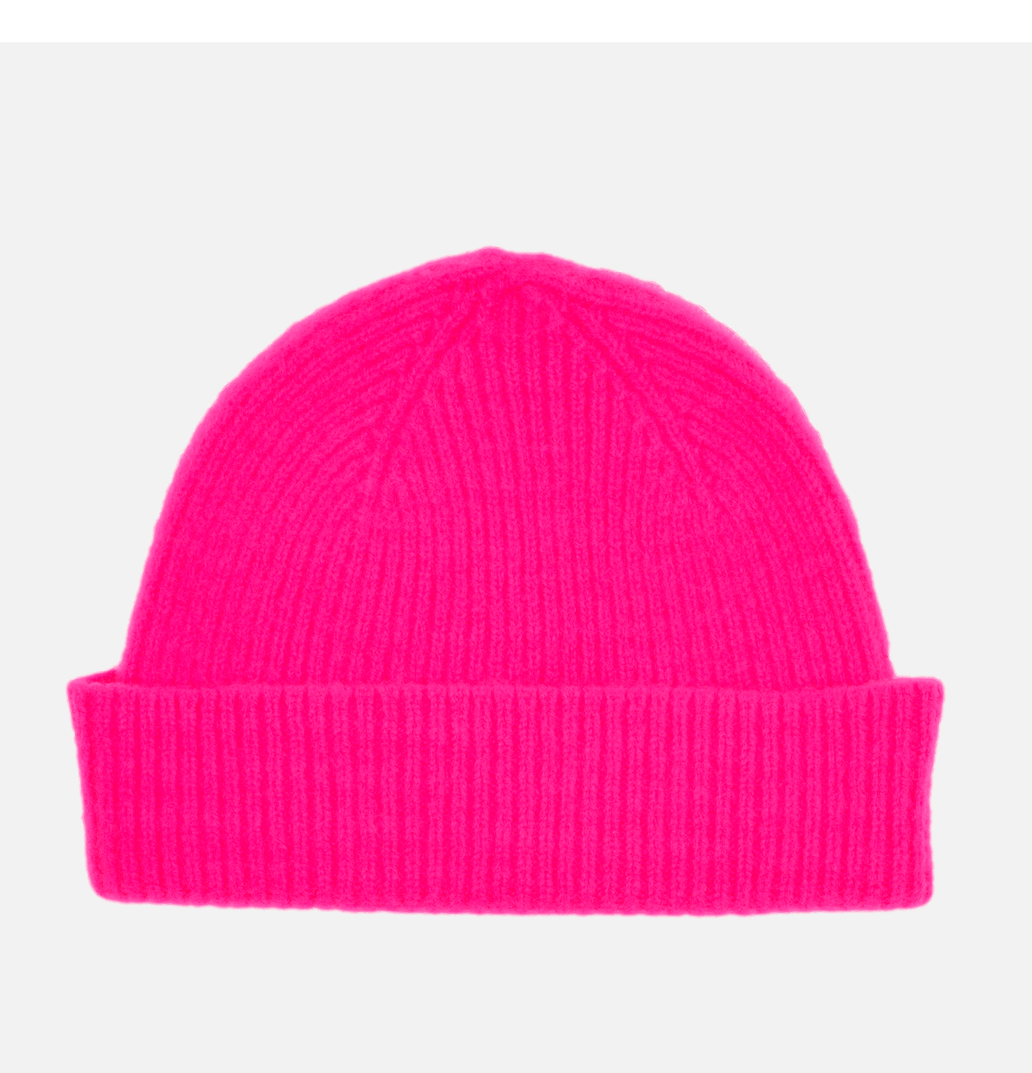 Robert Mackie  Bonnet en Laine Barra Neon Pink.