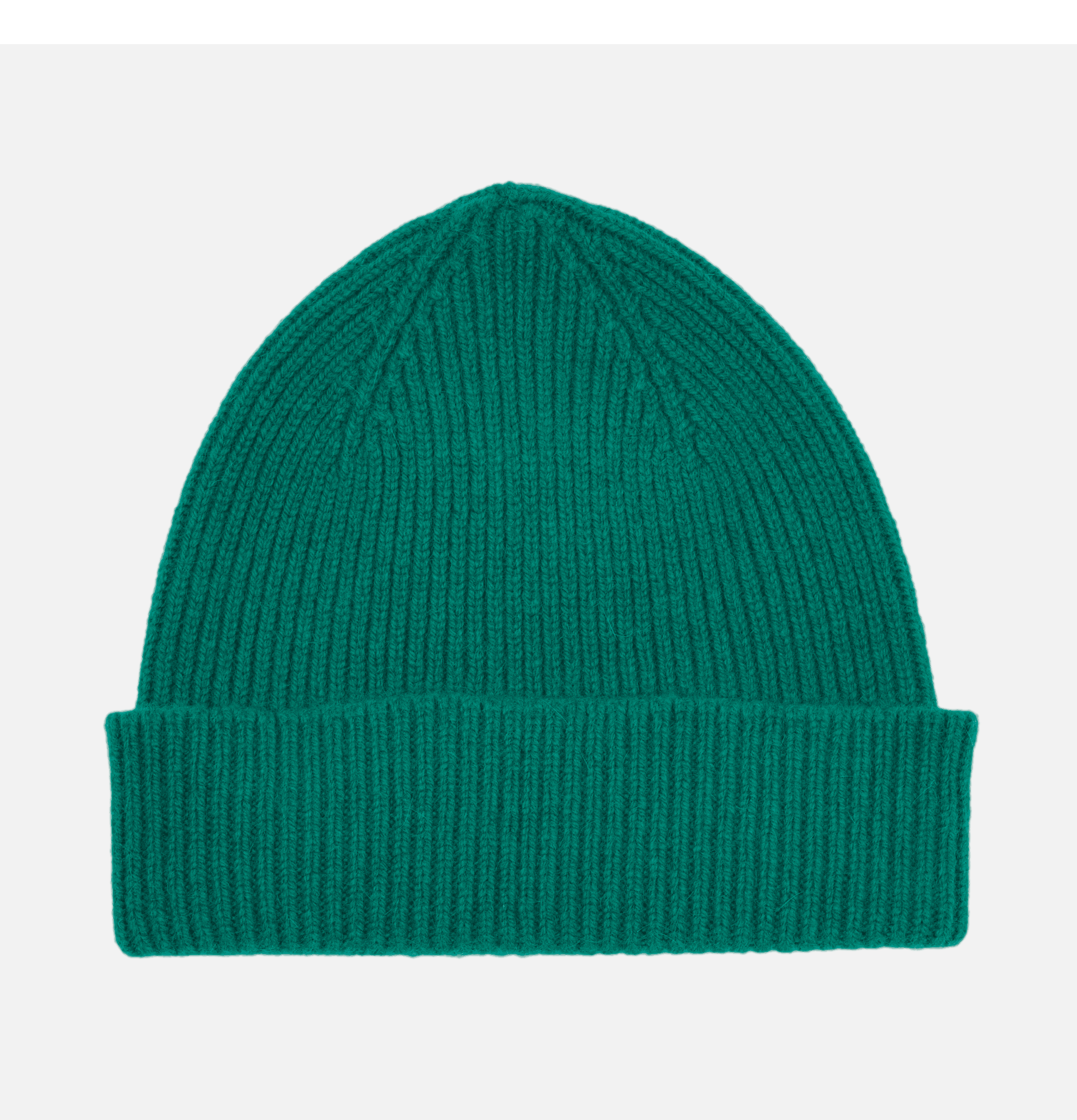 Robert Mackie Bonnet en Laine Barra Chive.