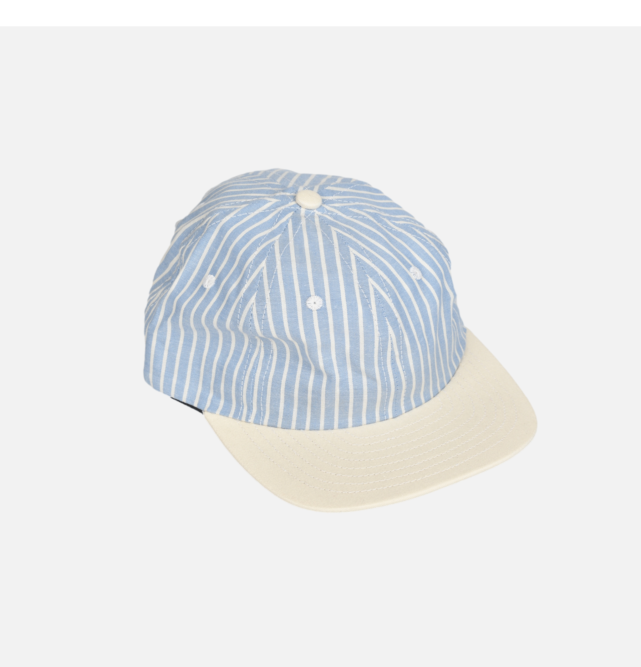 6 Panel Cap Stripes Blue
