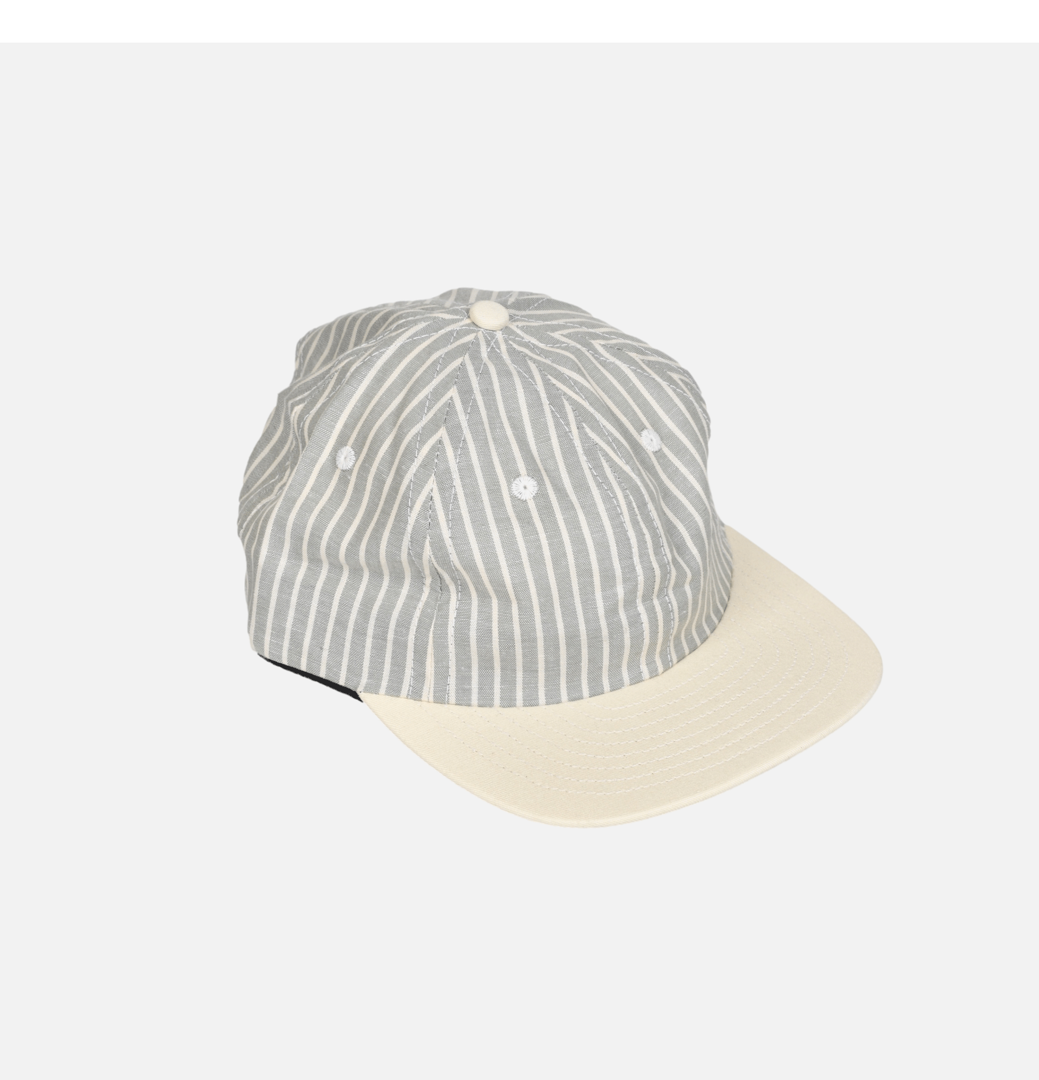 Lite Year Two Tone 6 Panel - Sage Stripe