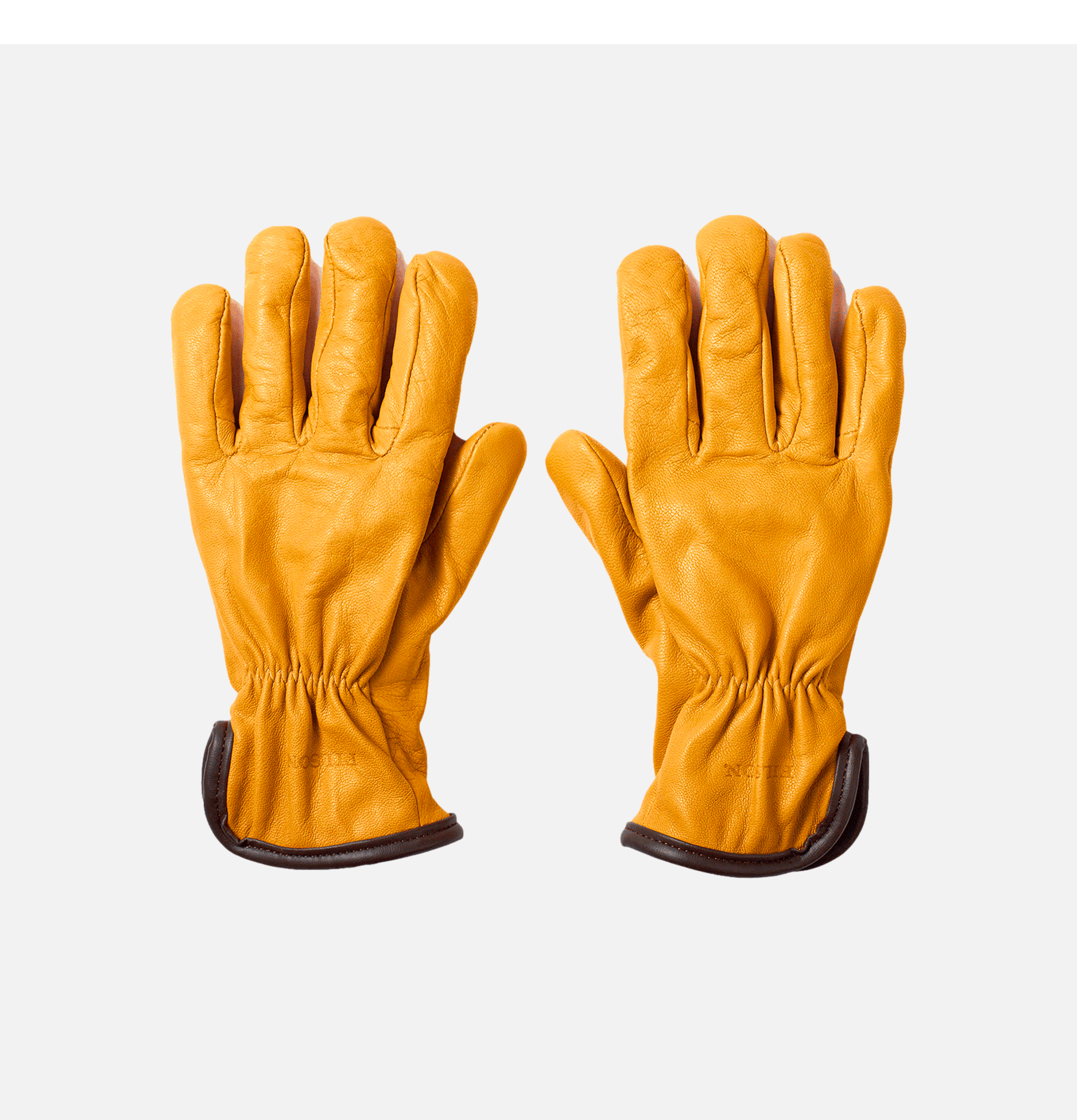 Filson Gants Original Deerskin Gloves Tan