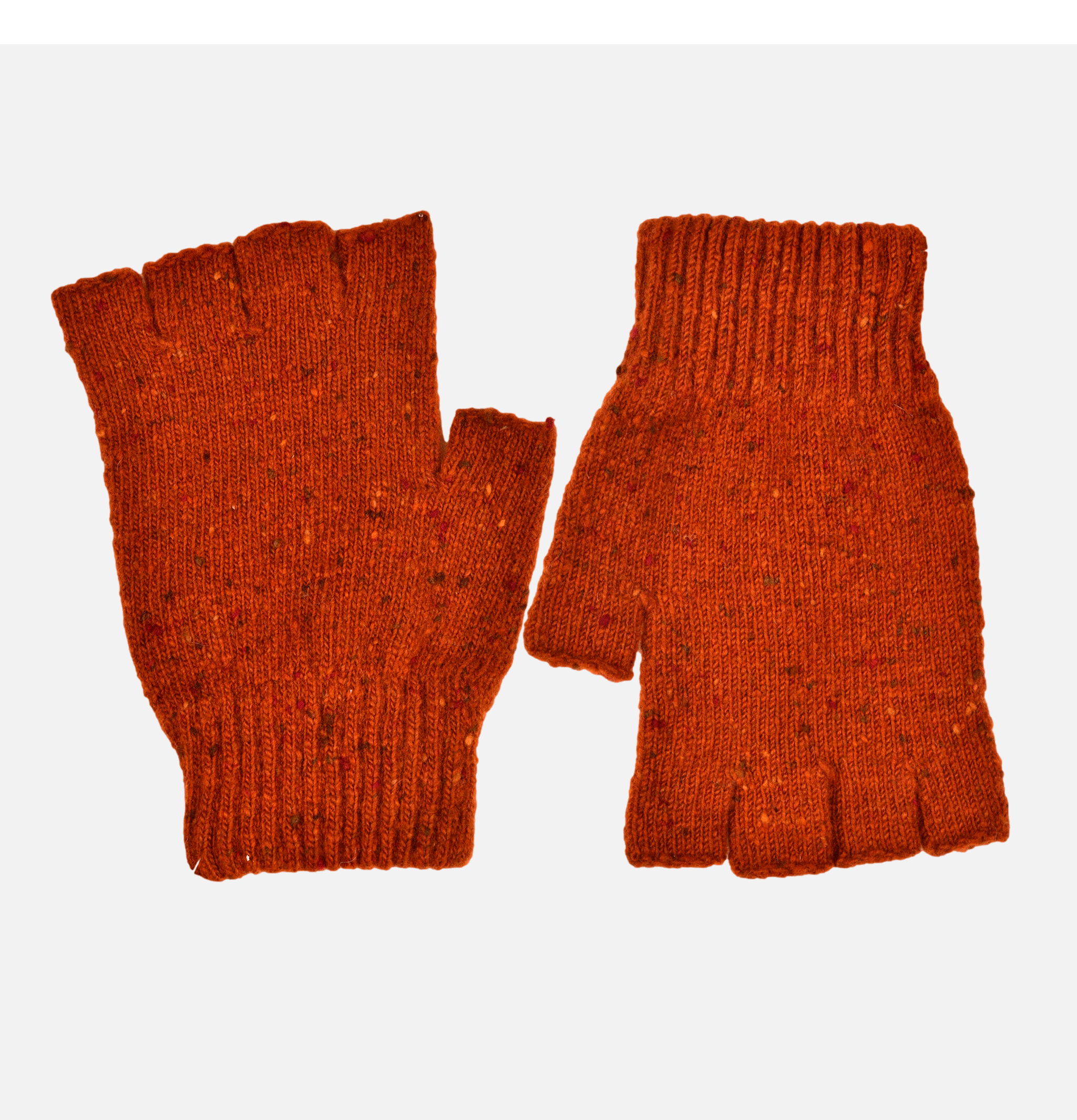 Robert Mackie Mittens Shin Donegal Rust