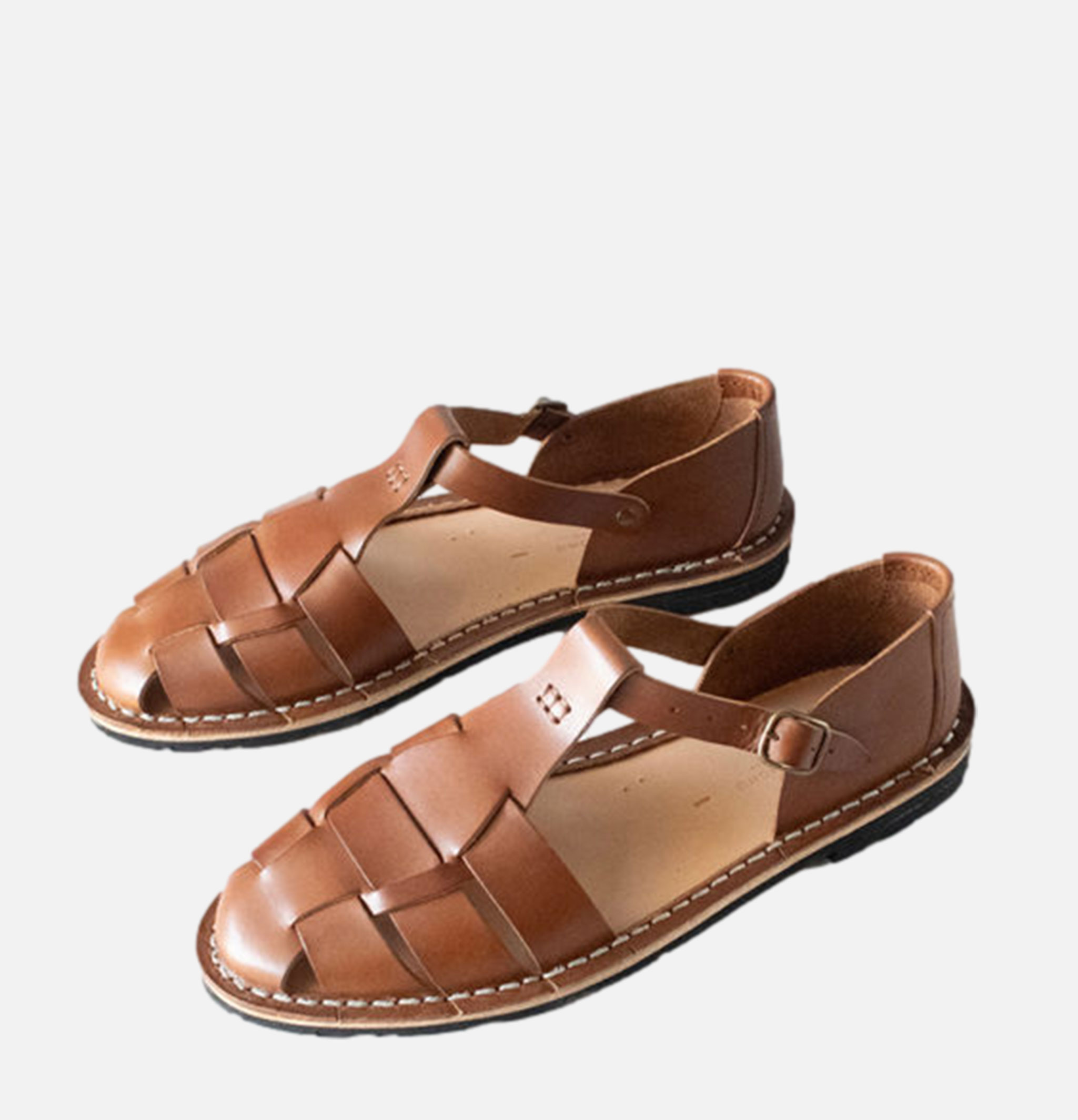 Steve Mono Artisanal Sandals 10/01 Calf Chocolat