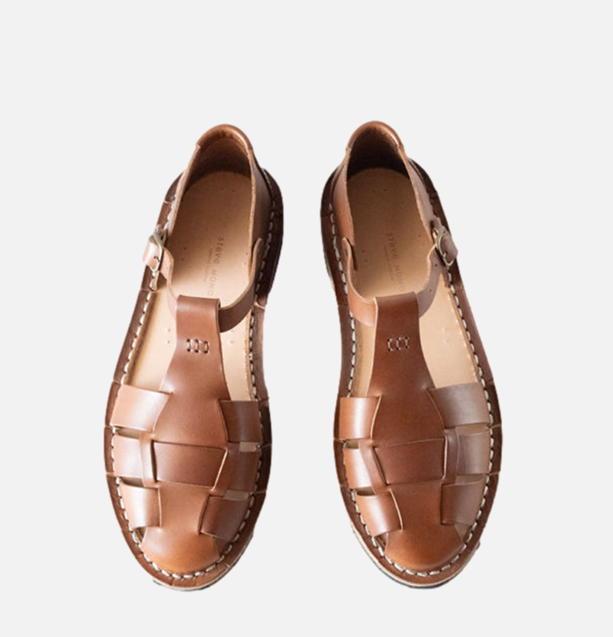Steve Mono Artisanal Sandals 10/01 Calf Chocolat