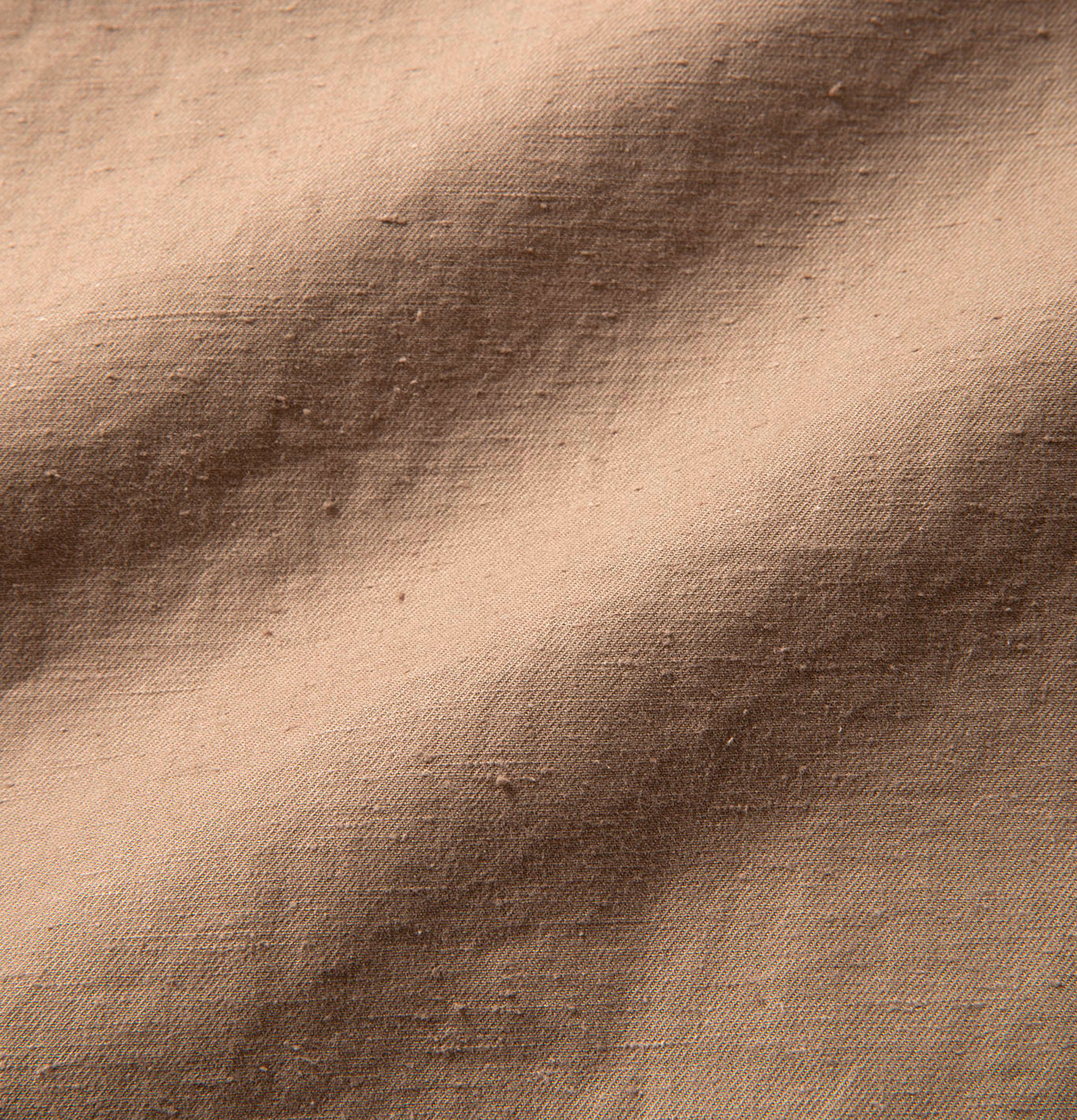 Jackman Back Nep Himo Stand Neck Sepia