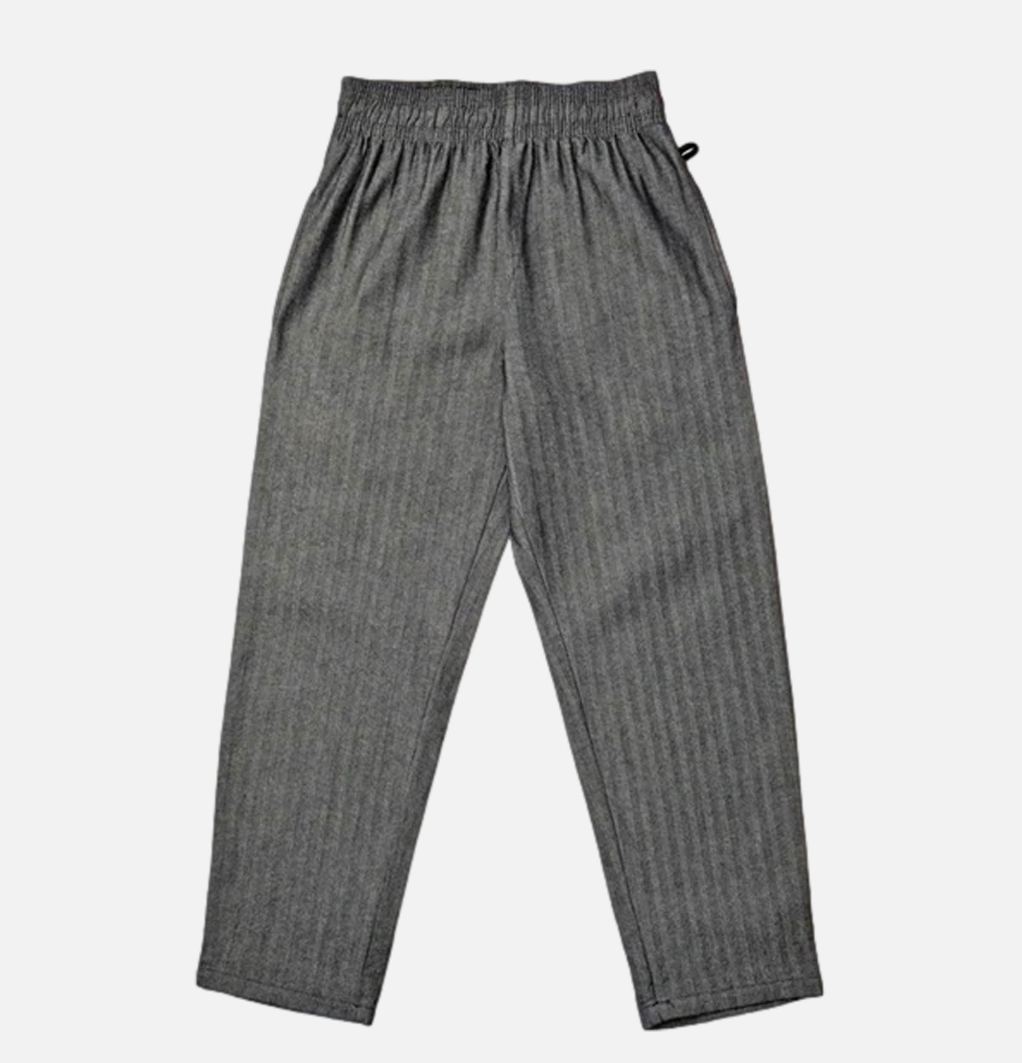 Cookman Chef Pants Semiwide Herringbone Denim Noir