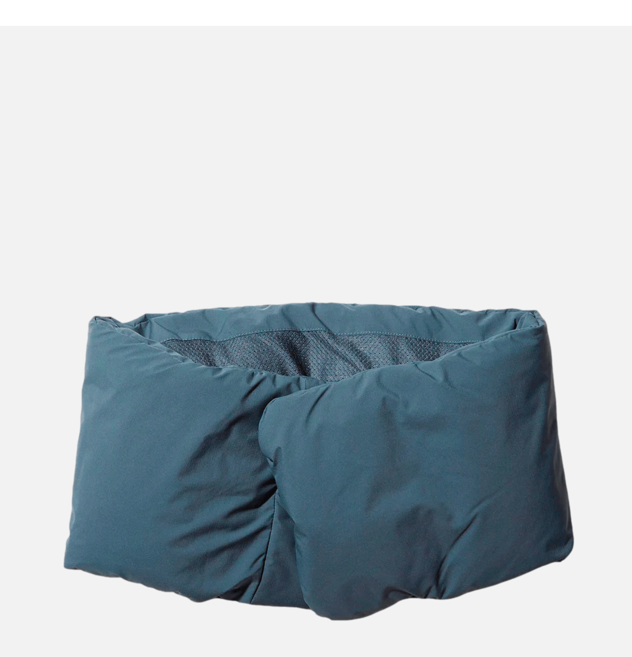 Snow Peak Japan 2L Octa Down Neck Warmer Scarf Blue.