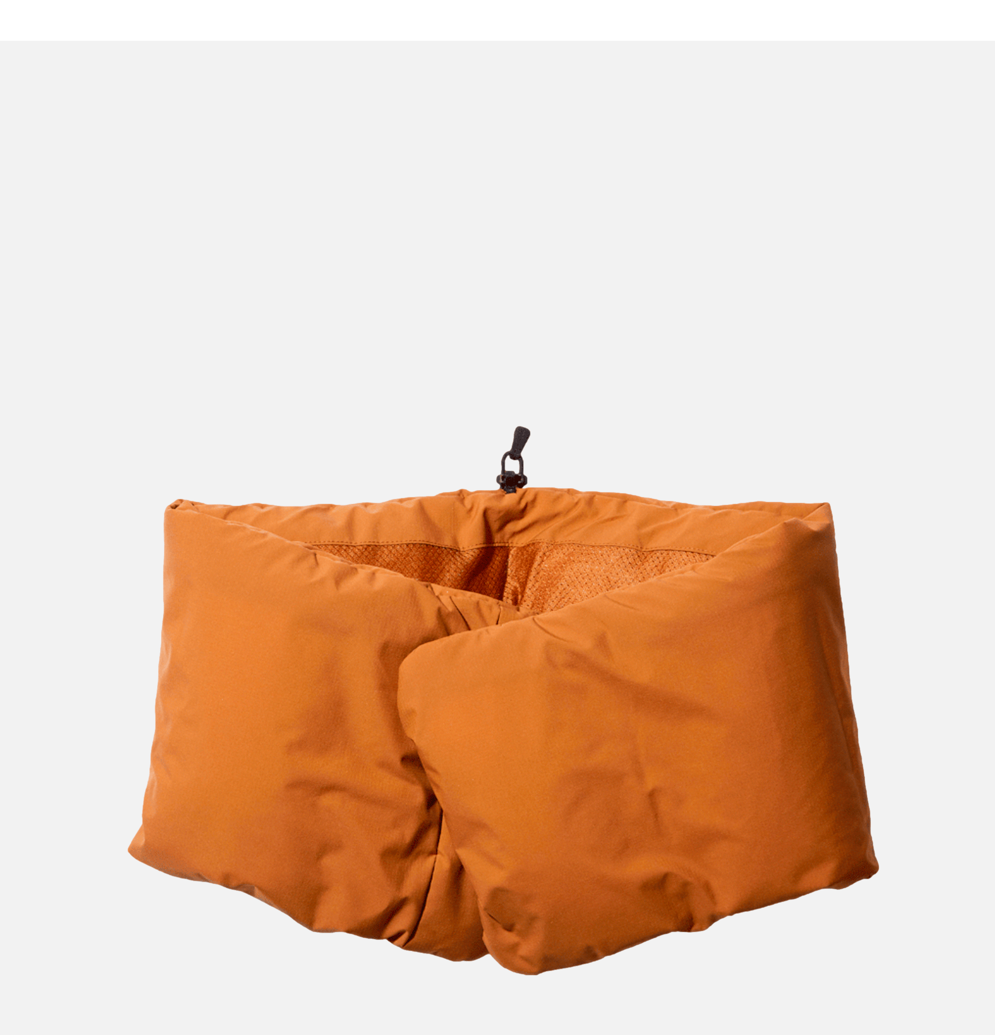 Snow Peak Japan 2L Octa Down Neck Warmer Scarf Brown.