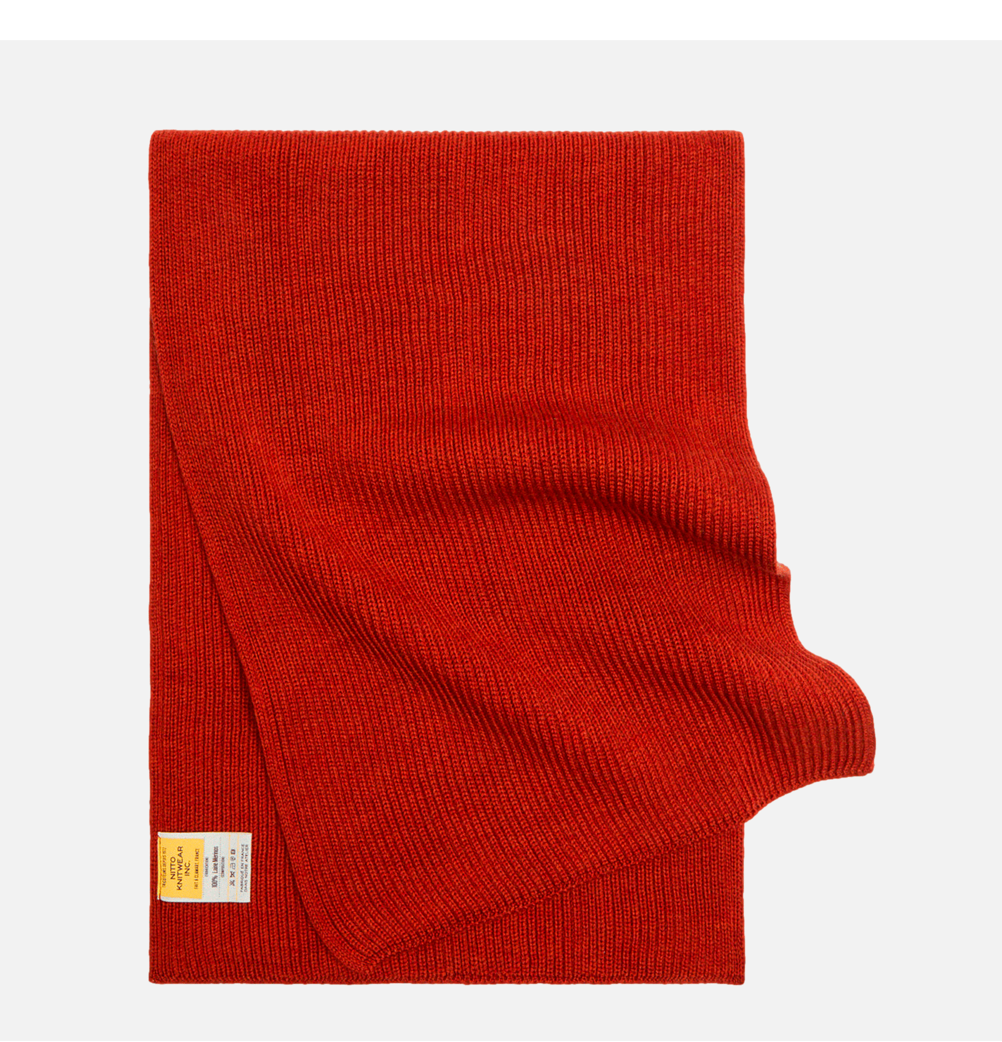 Scarf Nitto Knitwear Loris Orange.