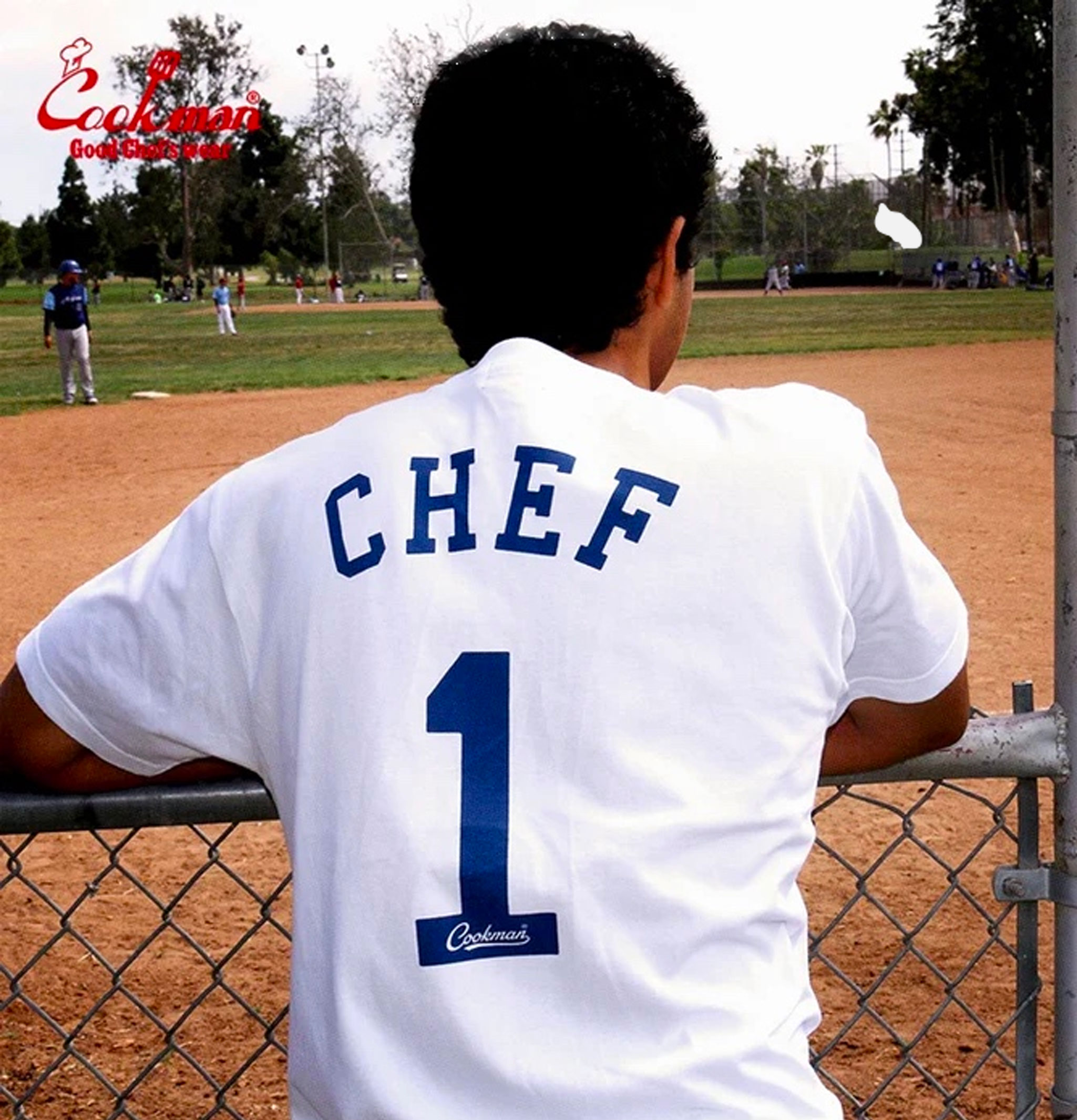 Cookman Chef Tee No.1 Blanc