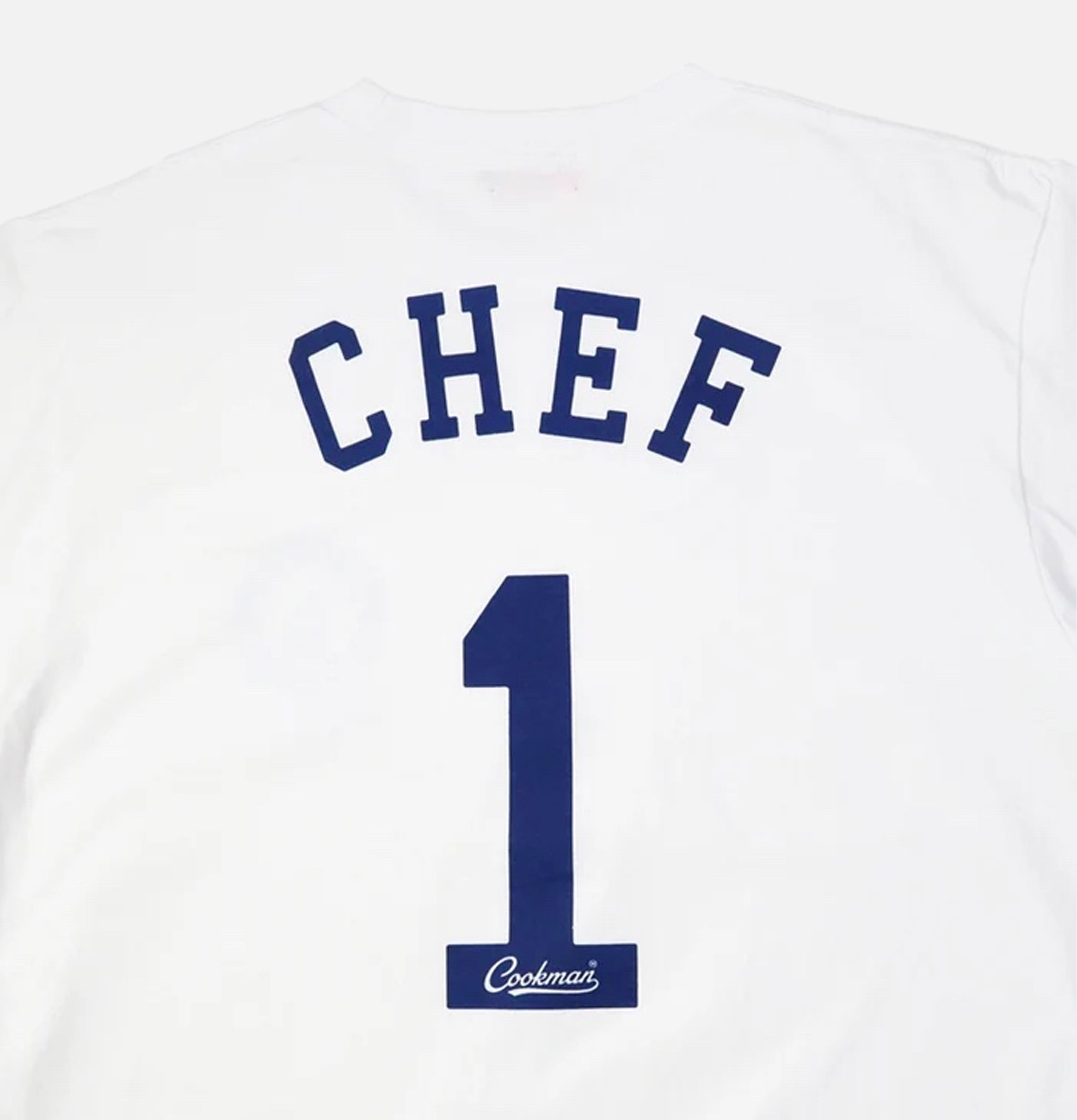 Cookman Chef Tee No.1 Blanc