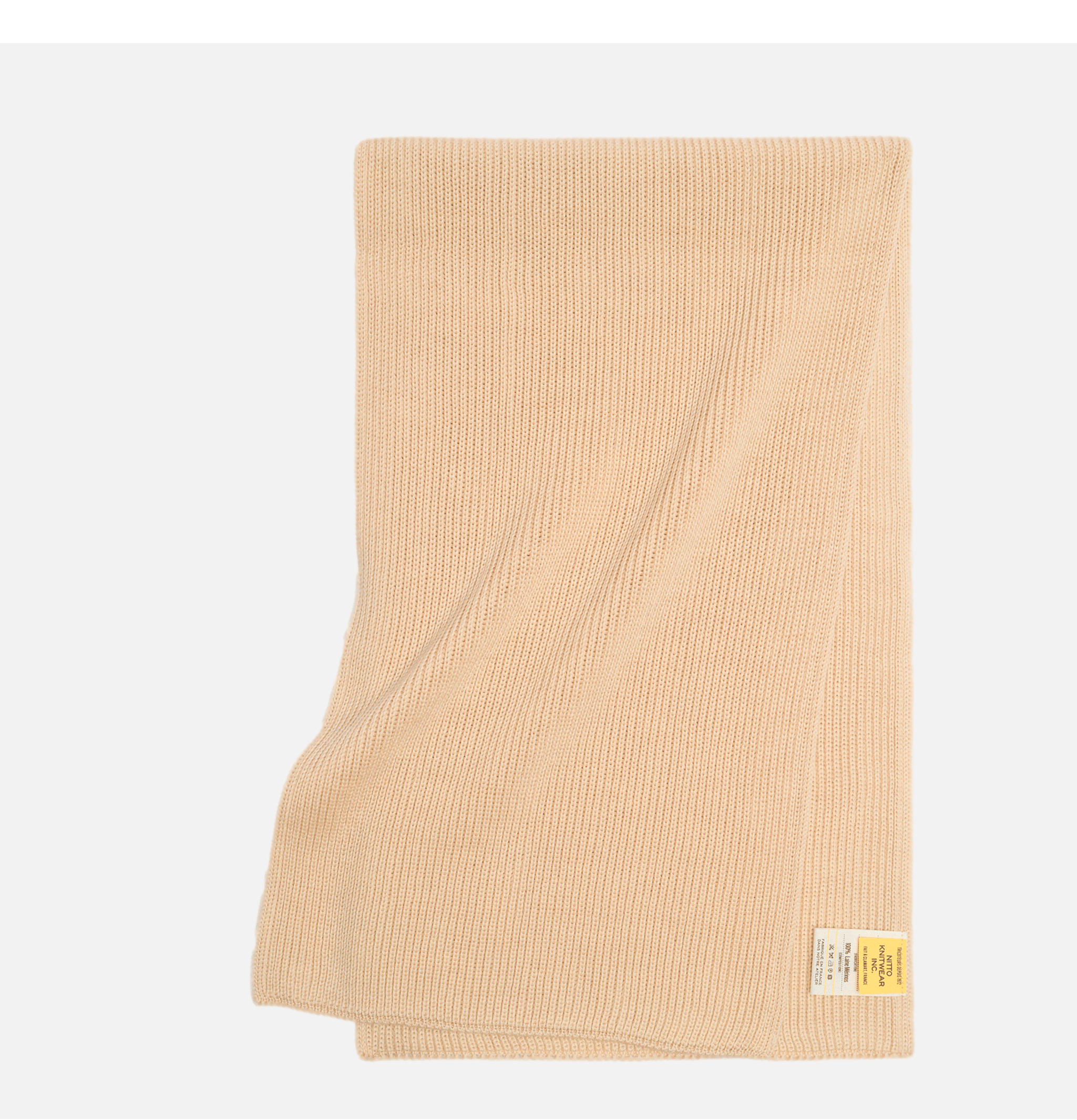 Nitto Knitwear Scarf Loris Natural