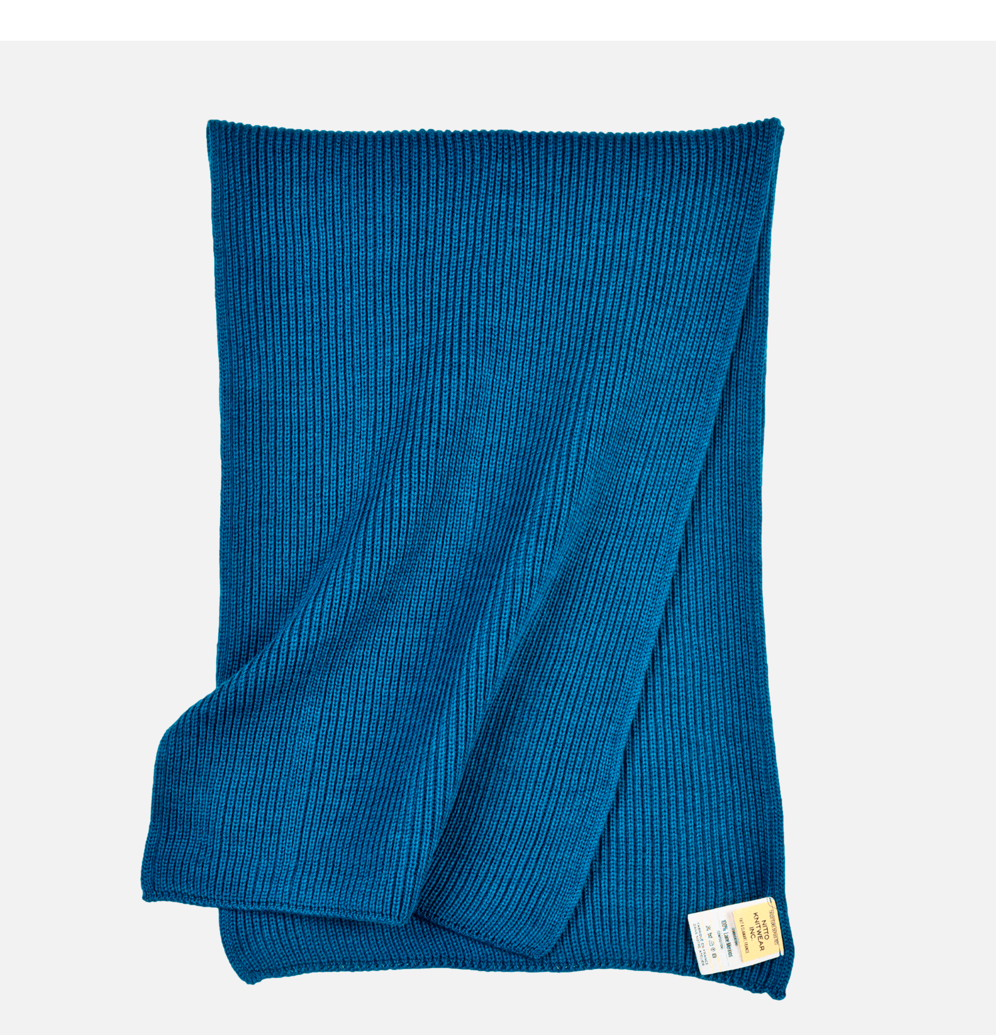 Nitto Knitwear Echarpe Loris Bleu