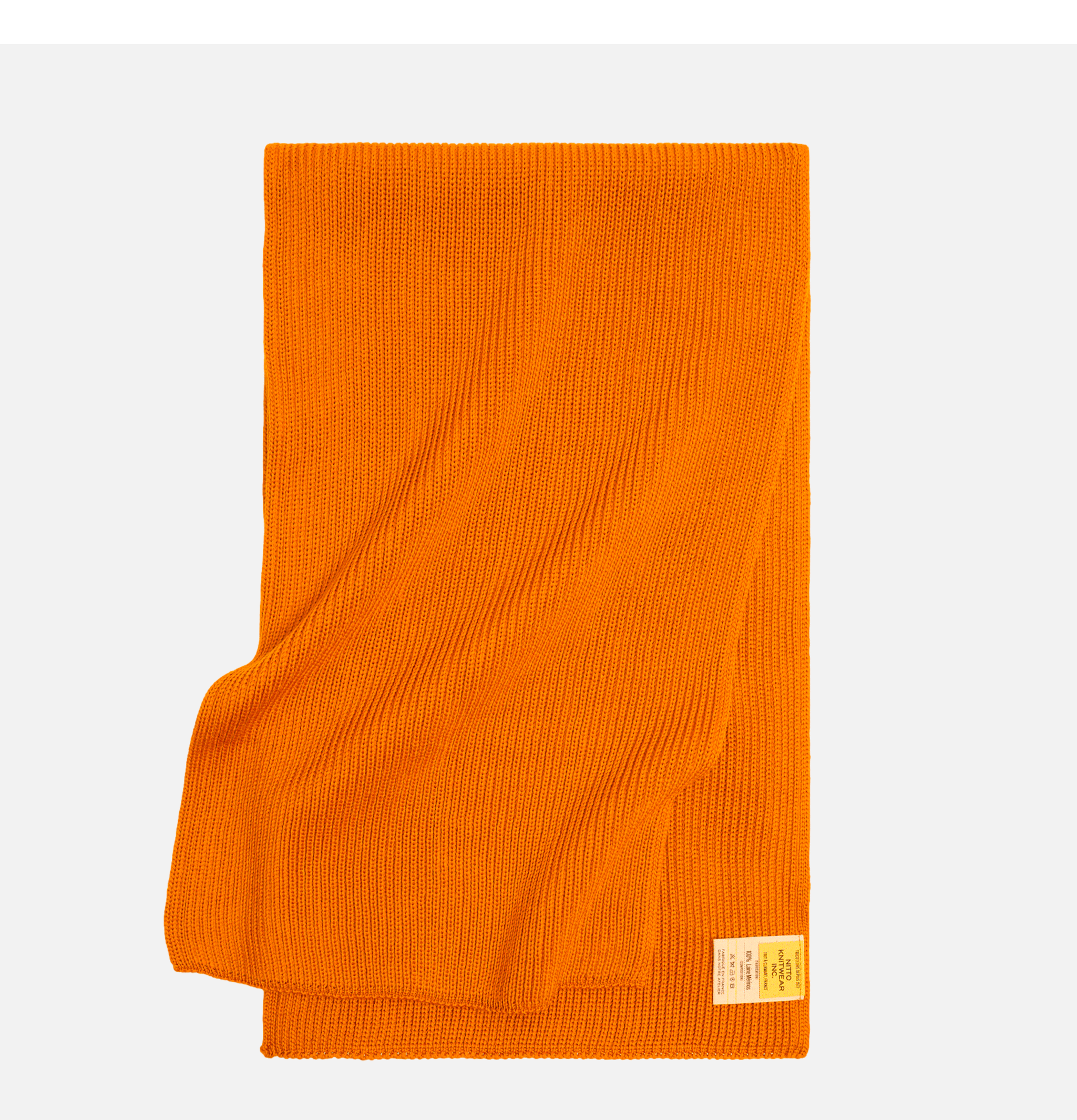 Nitto Knitwear Scarf Loris Ocre