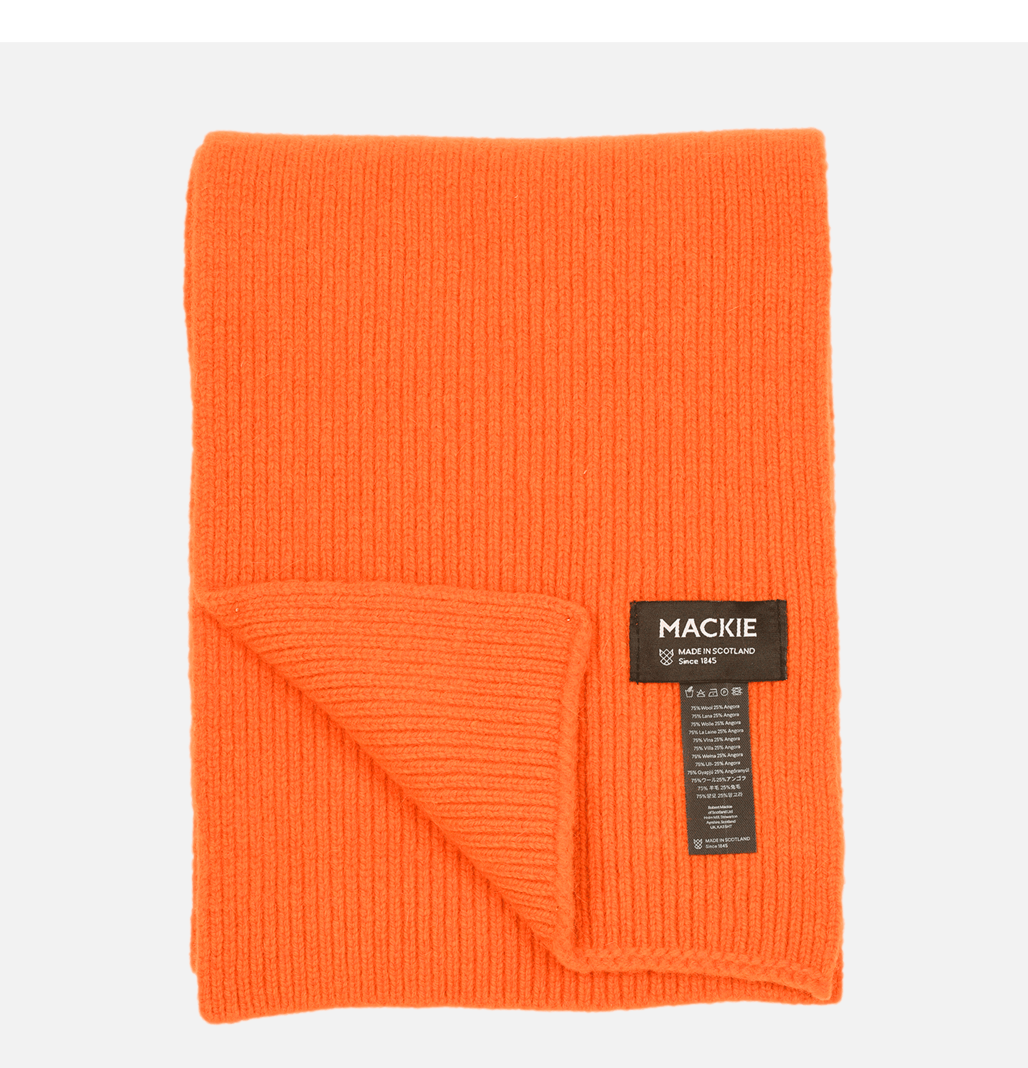Robert Mackie Echarpe Barra Geelongora Orange Glow.