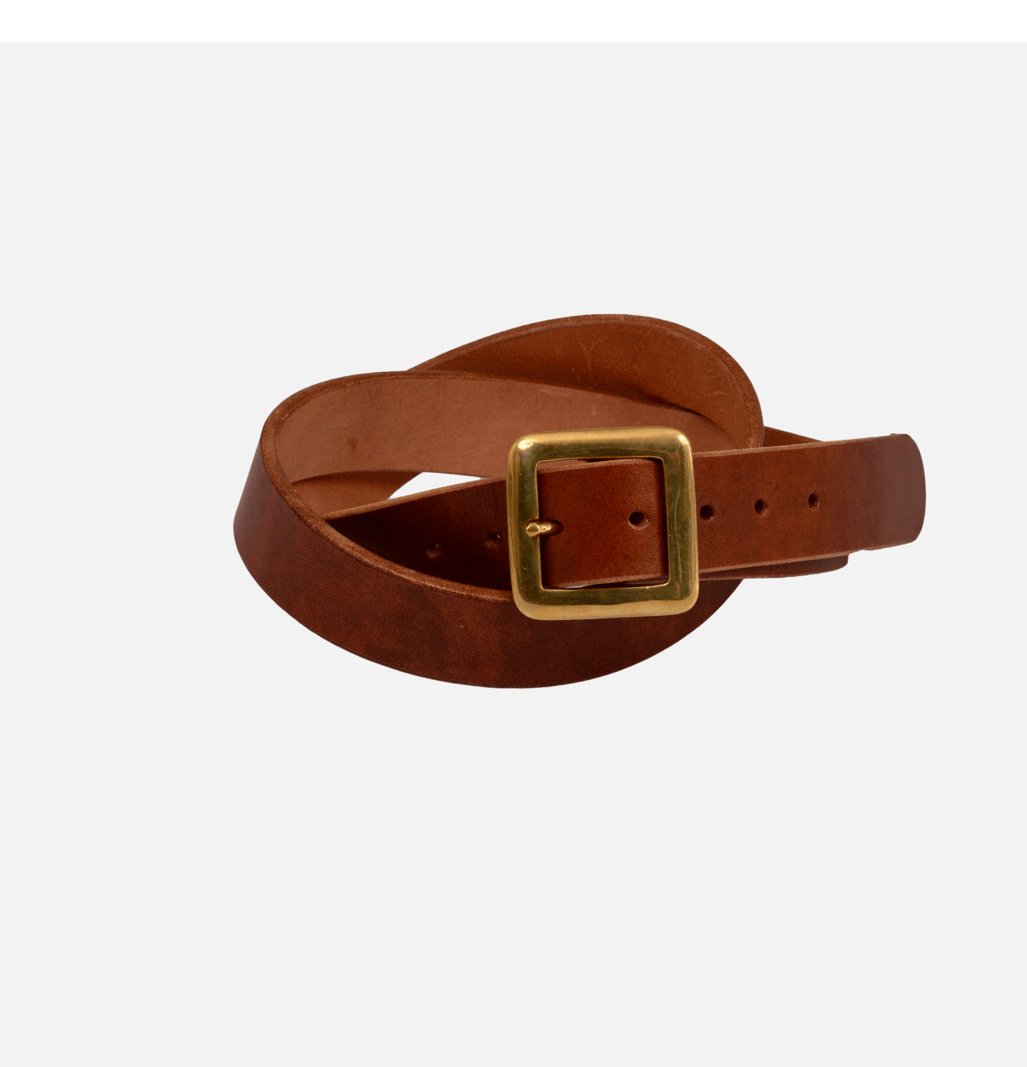 Biff Square Belt Brown