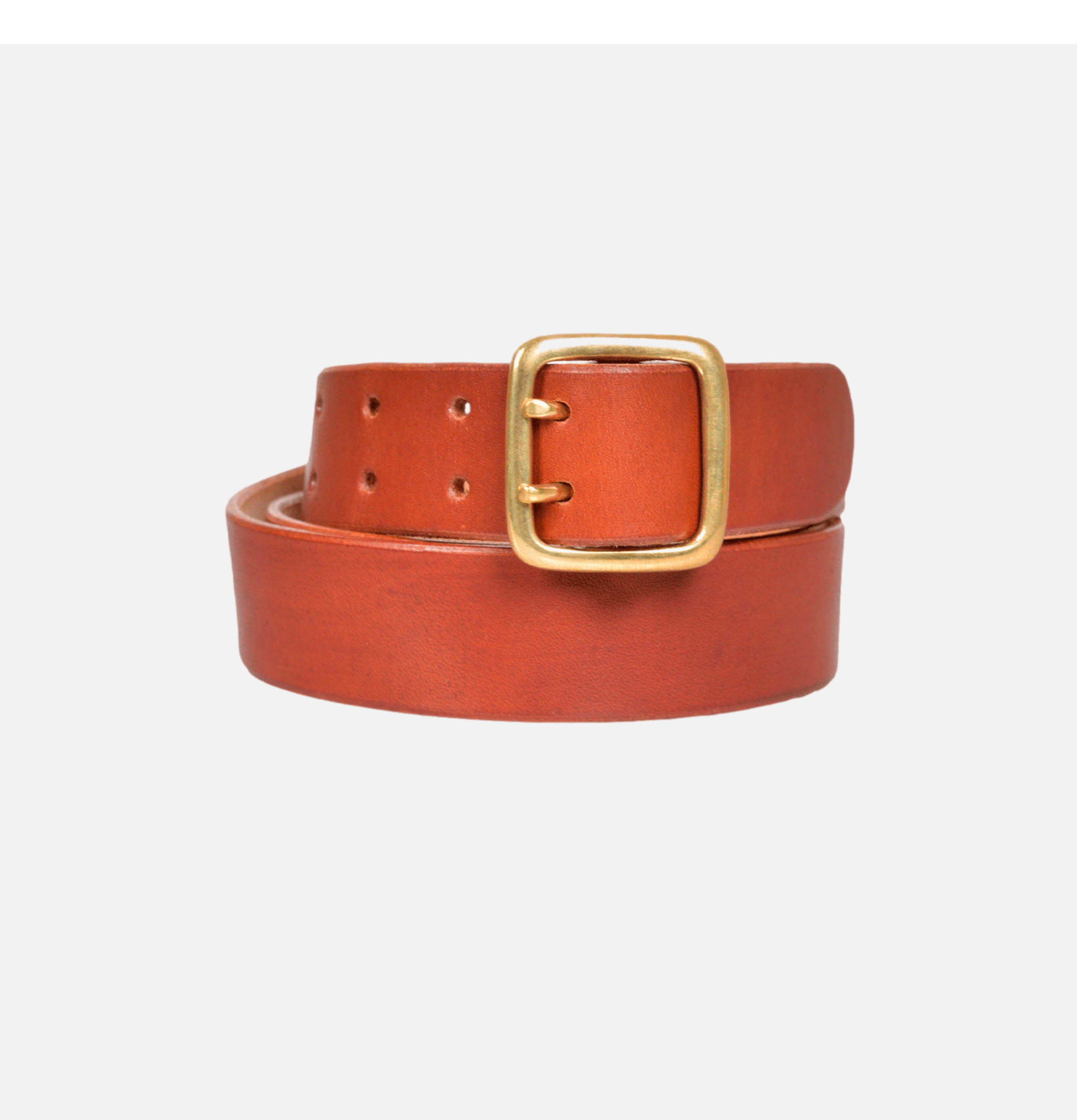 Biff Two Tong Belt Brown