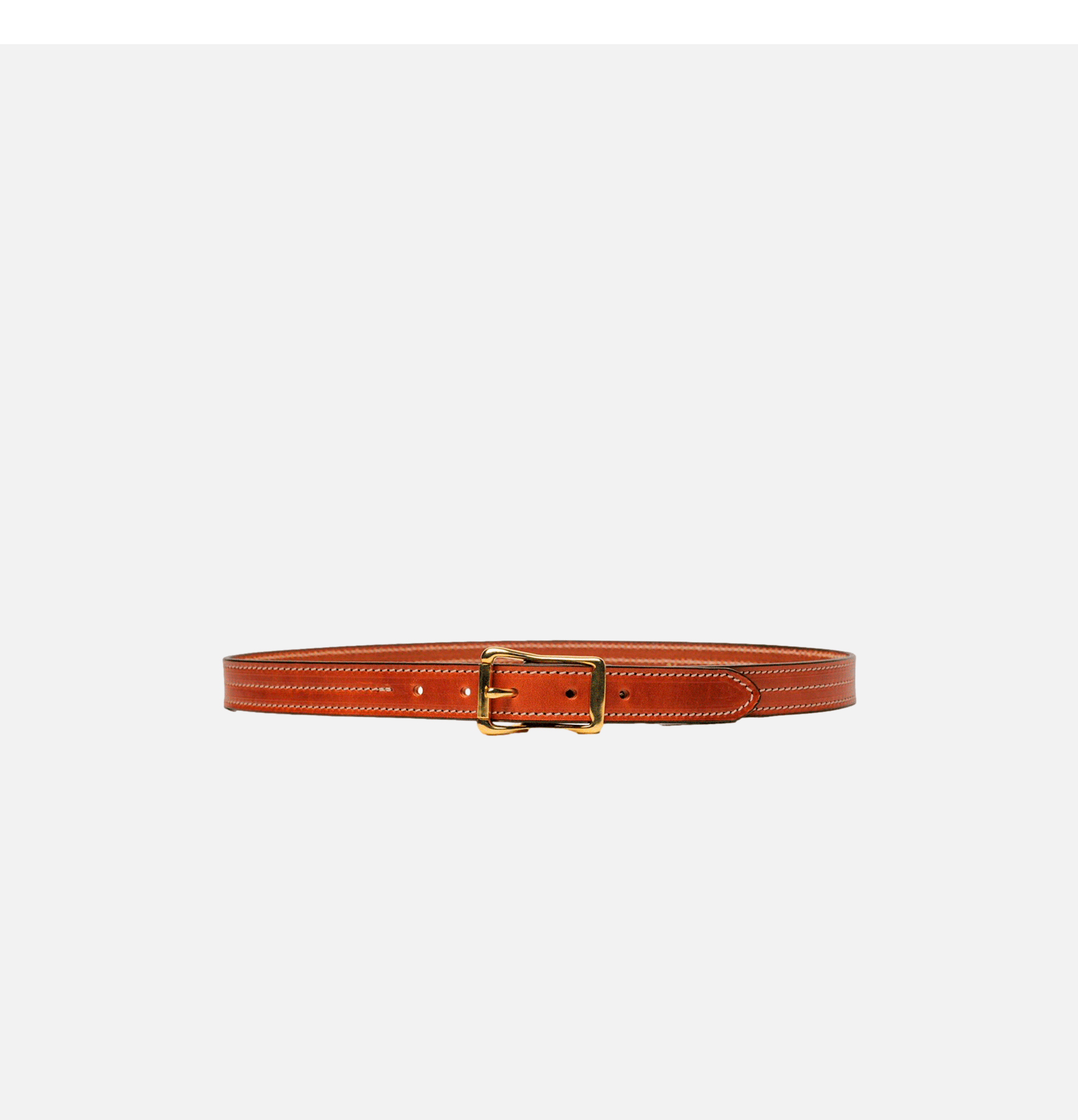 Yuketen Stirrup Leather Belt Havana.