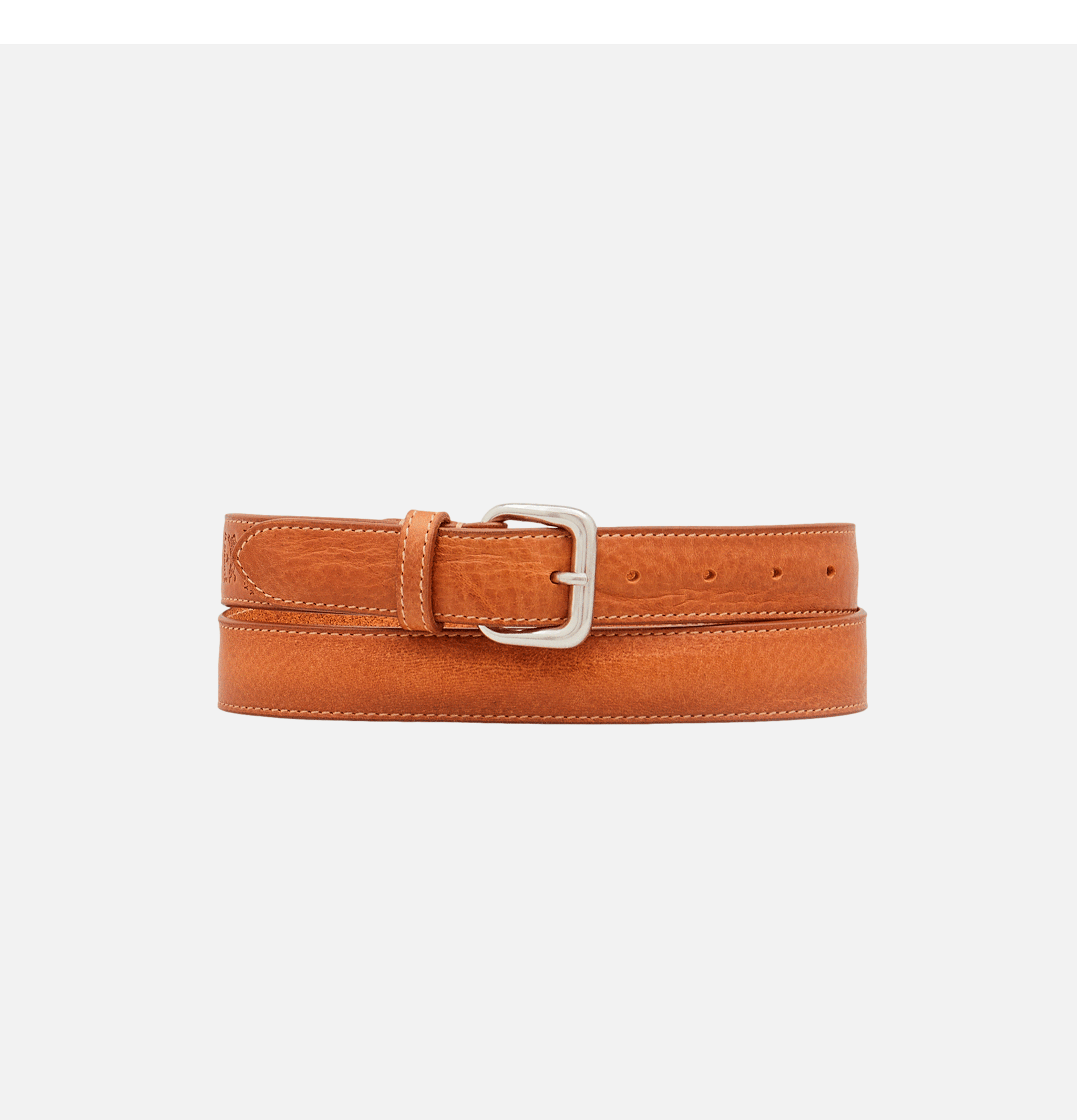 Il Bisonte Cow Hide Belt Cognac