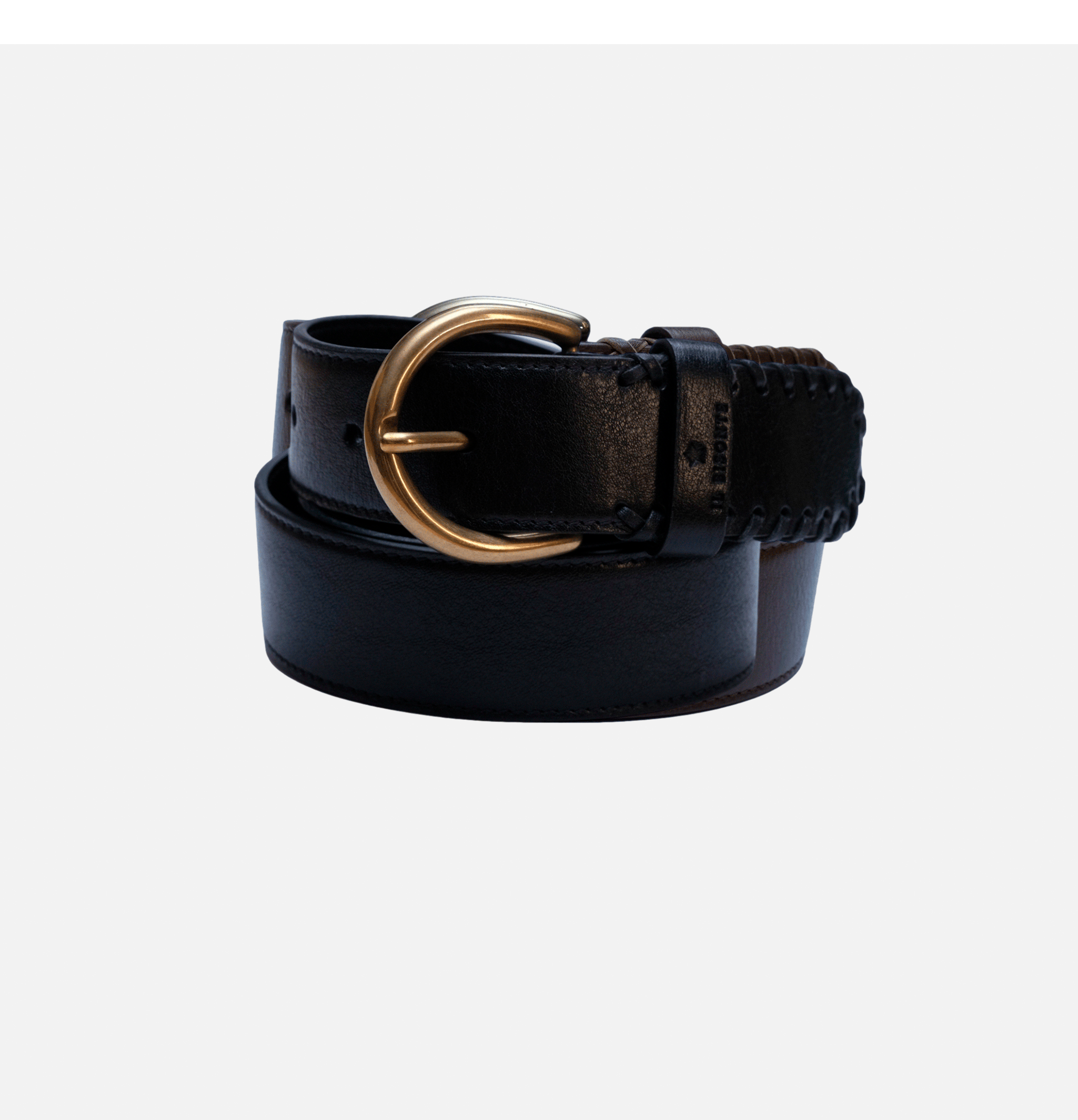 Il Bisonte Belt Braidbelt Black
