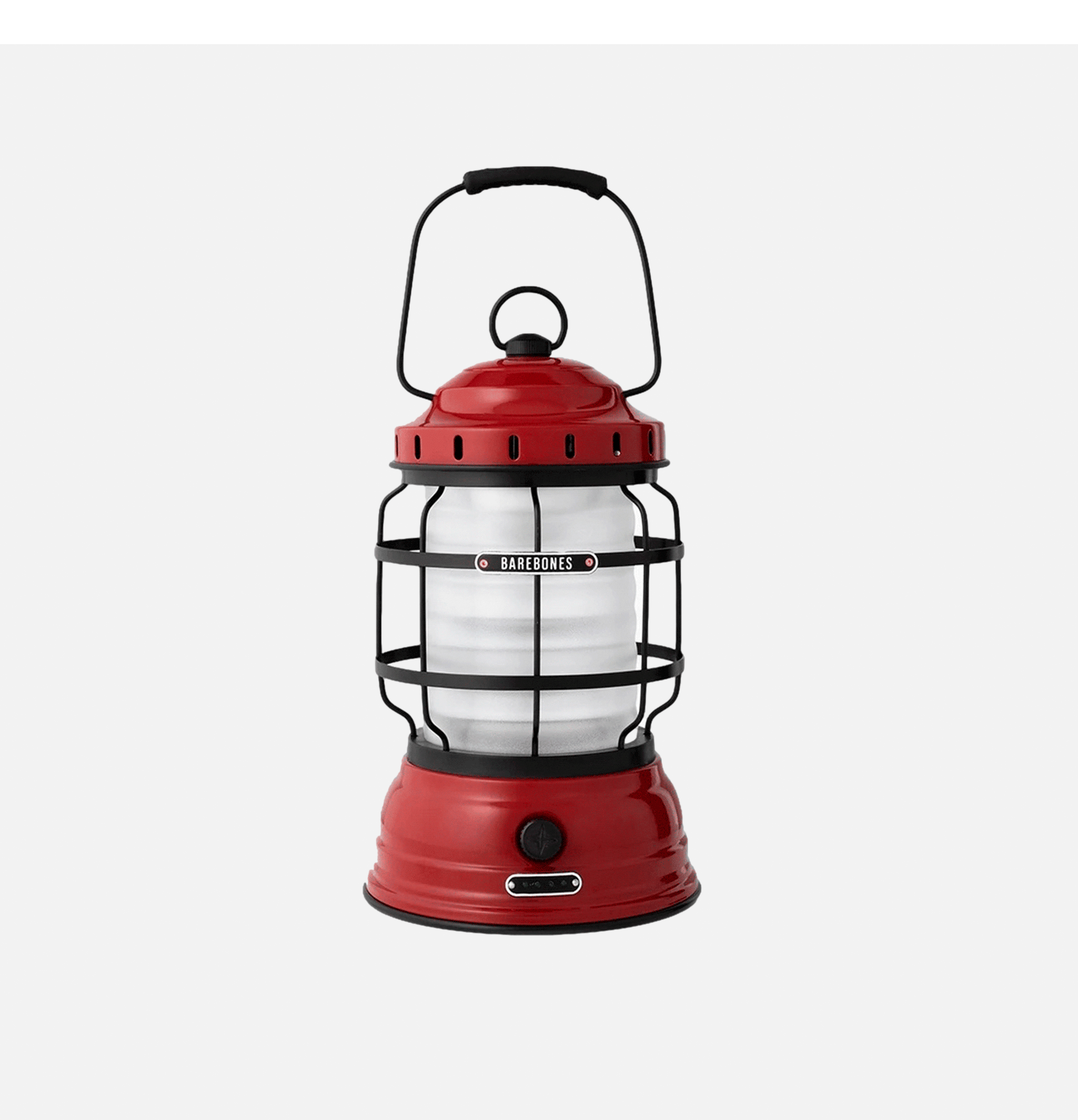 Barebones Lampe Forest Lantern Rouge