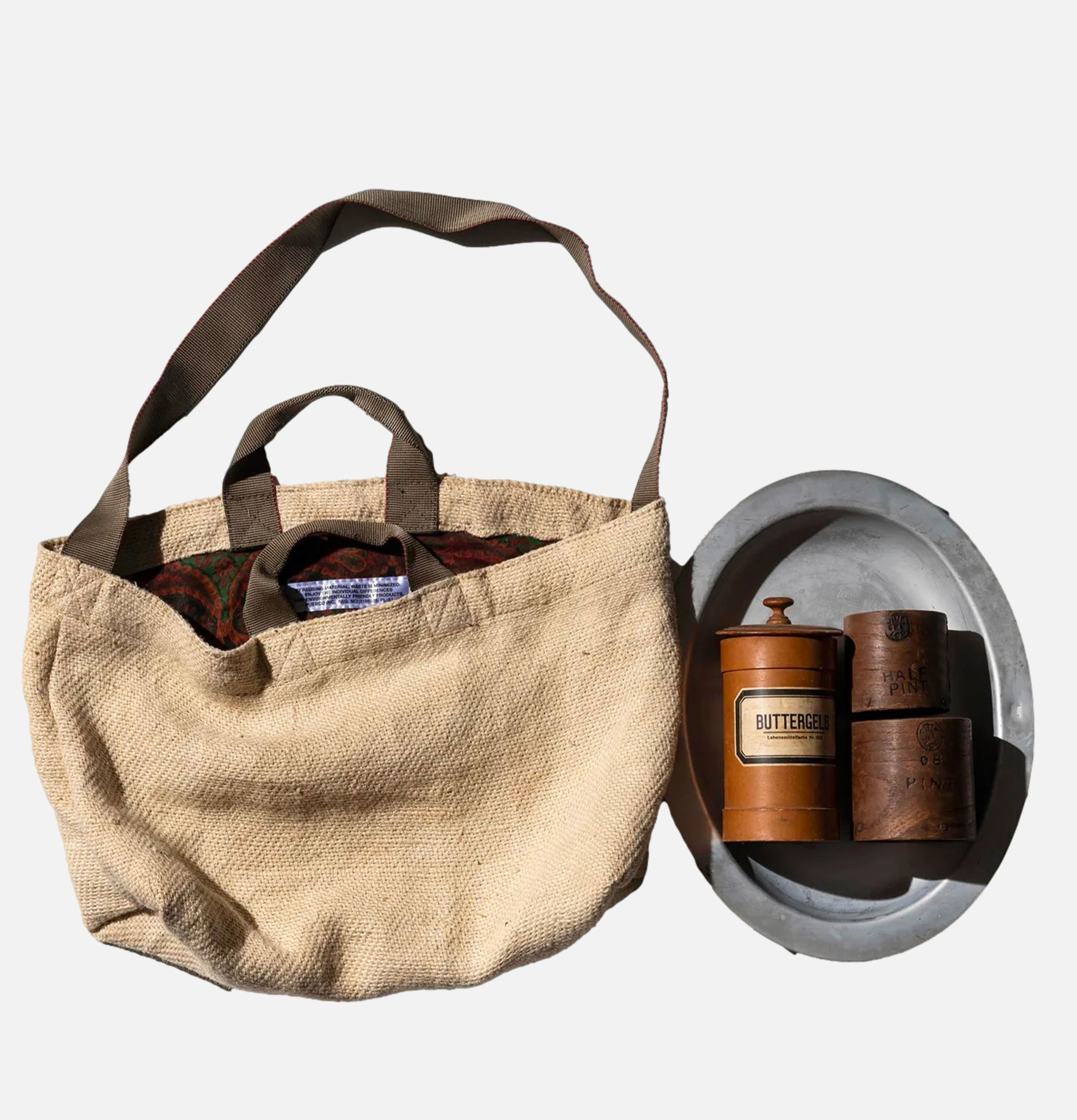 Puebco Shoulder Bag Jute Grain